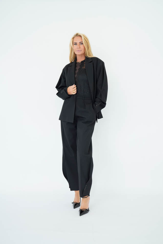 Est’Seven Loua pantalon zwart