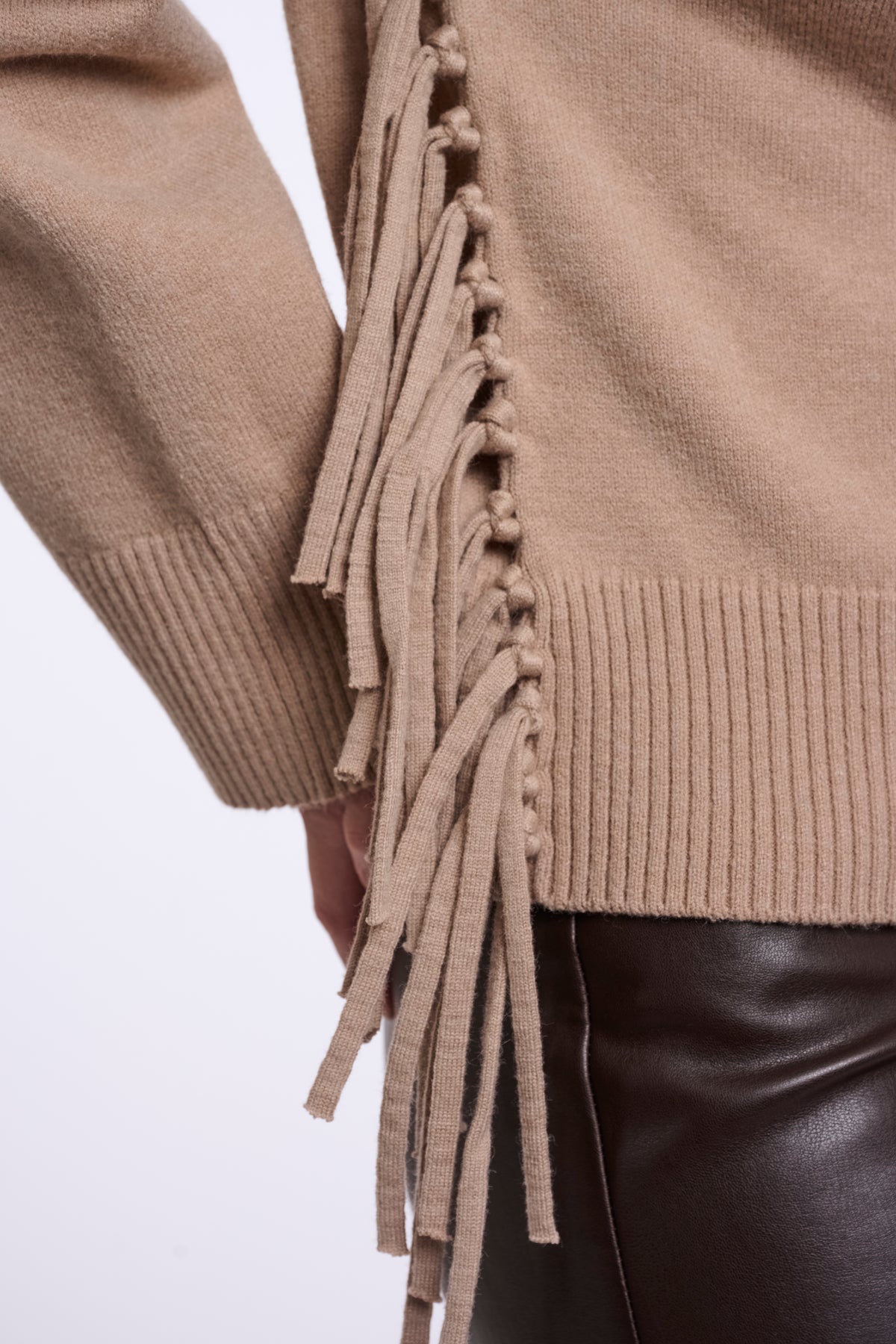 Rino & Pelle Melis Pullover met franjes