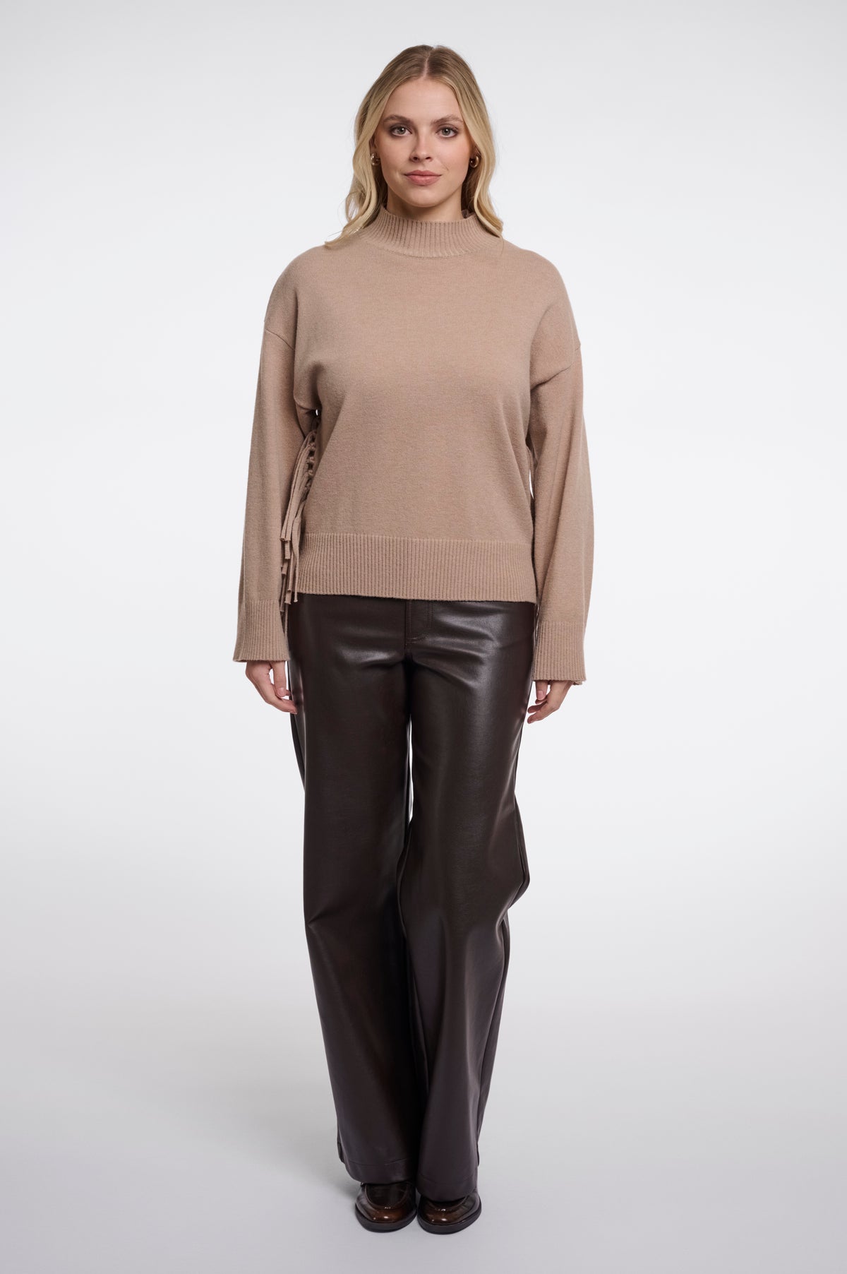 Rino & Pelle Melis Pullover met franjes