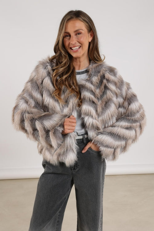 Nukus Lori Jacket Zigzag