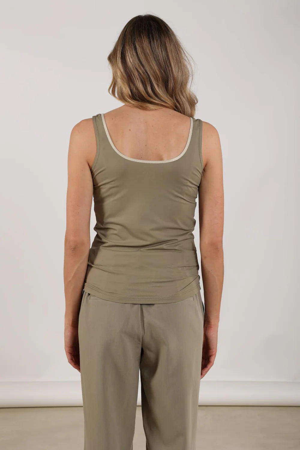 Nukus Juba Singlet Army/Gold
