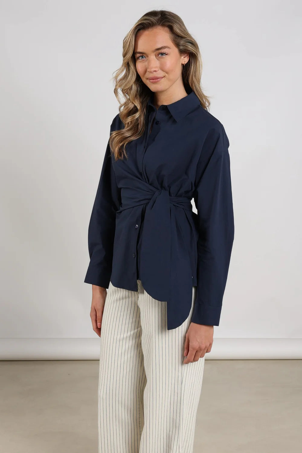 Nukus Aneta Top LS navy