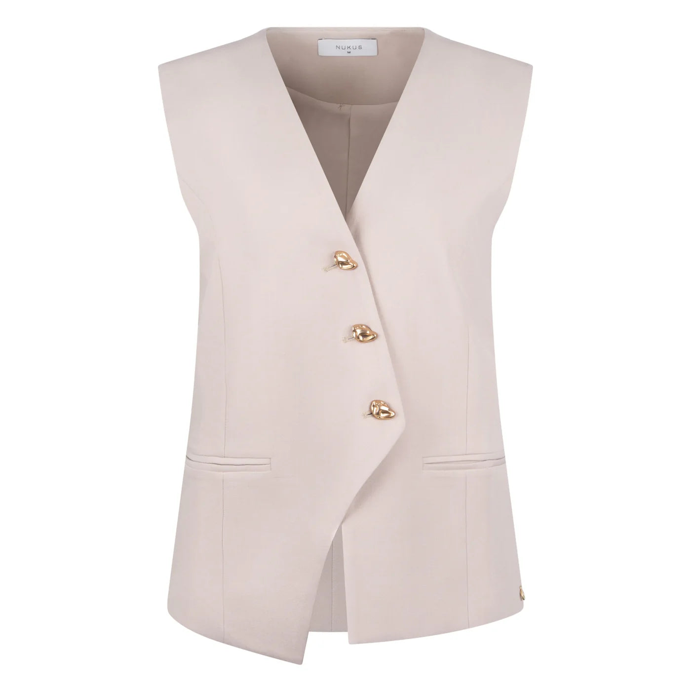 Nukus Julia Gilet Sand