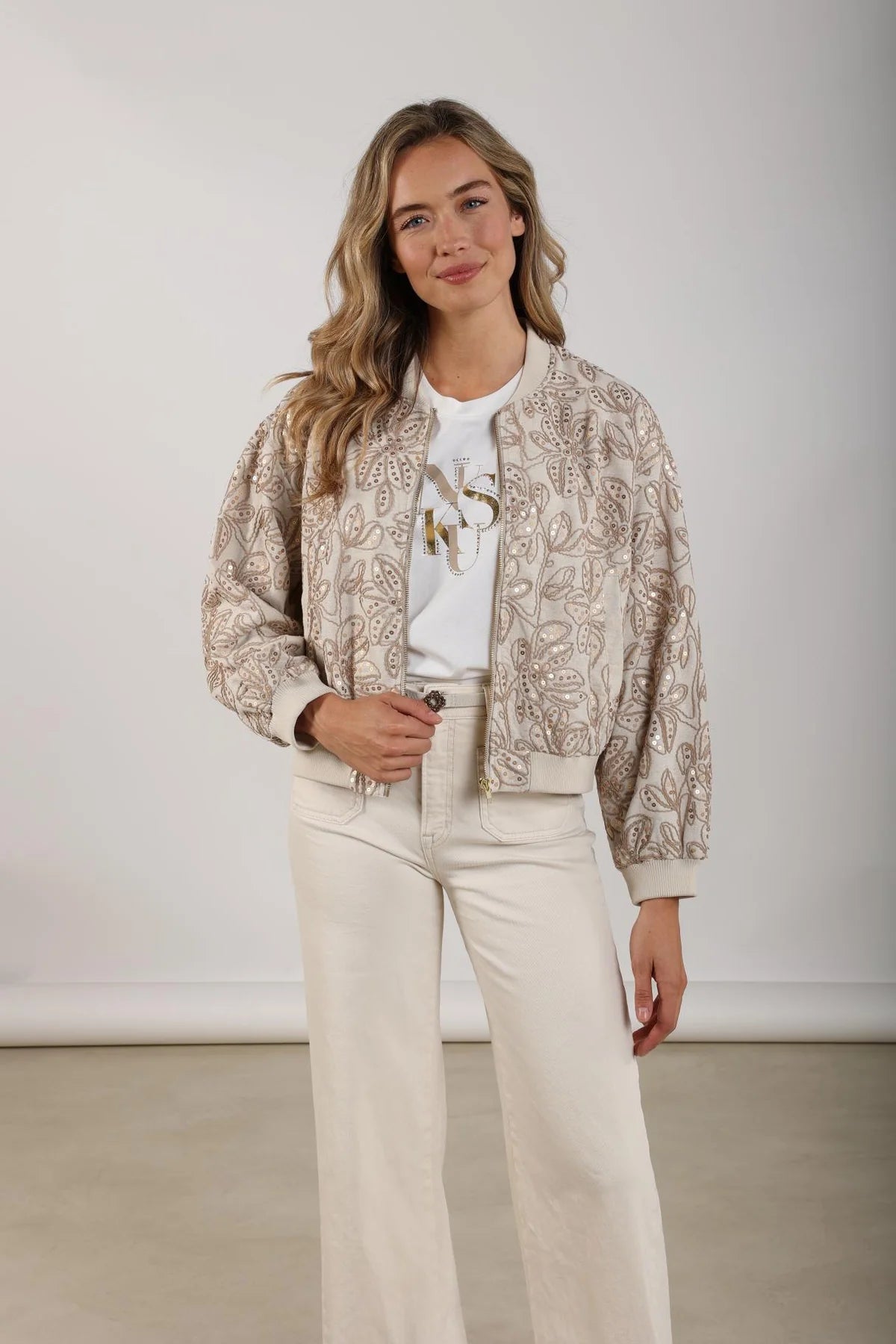Nukus Ginny Bomber Paillet Sand