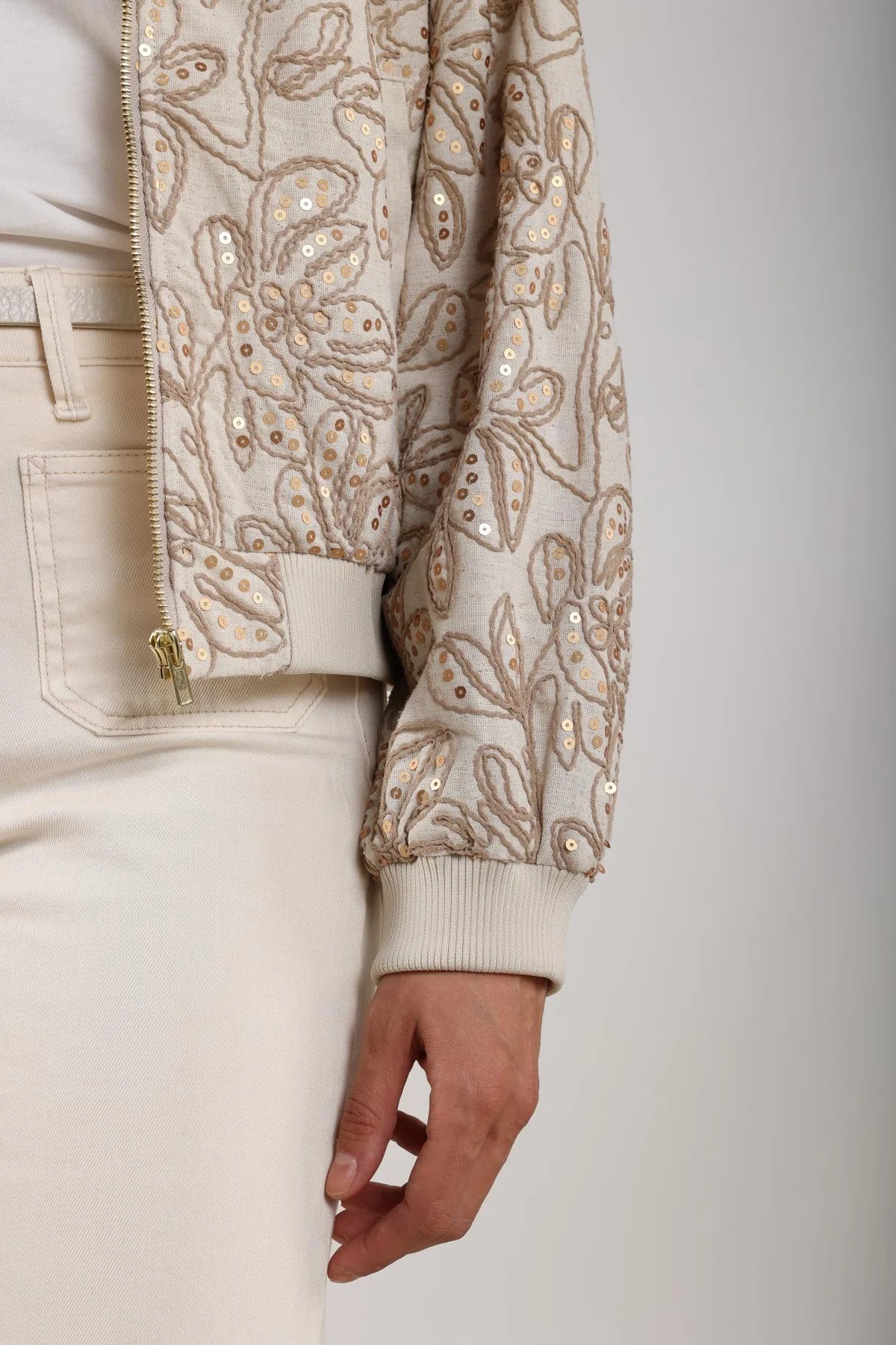 Nukus Ginny Bomber Paillet Sand