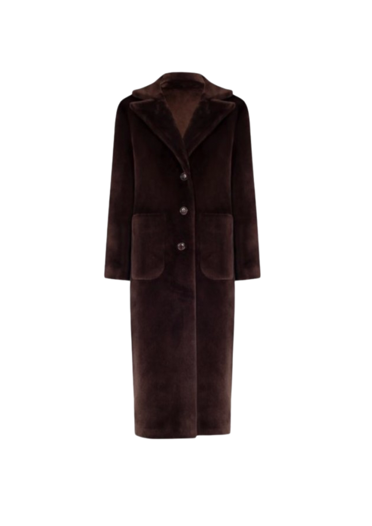 Rinascimento Reversible faux fur jas bruin