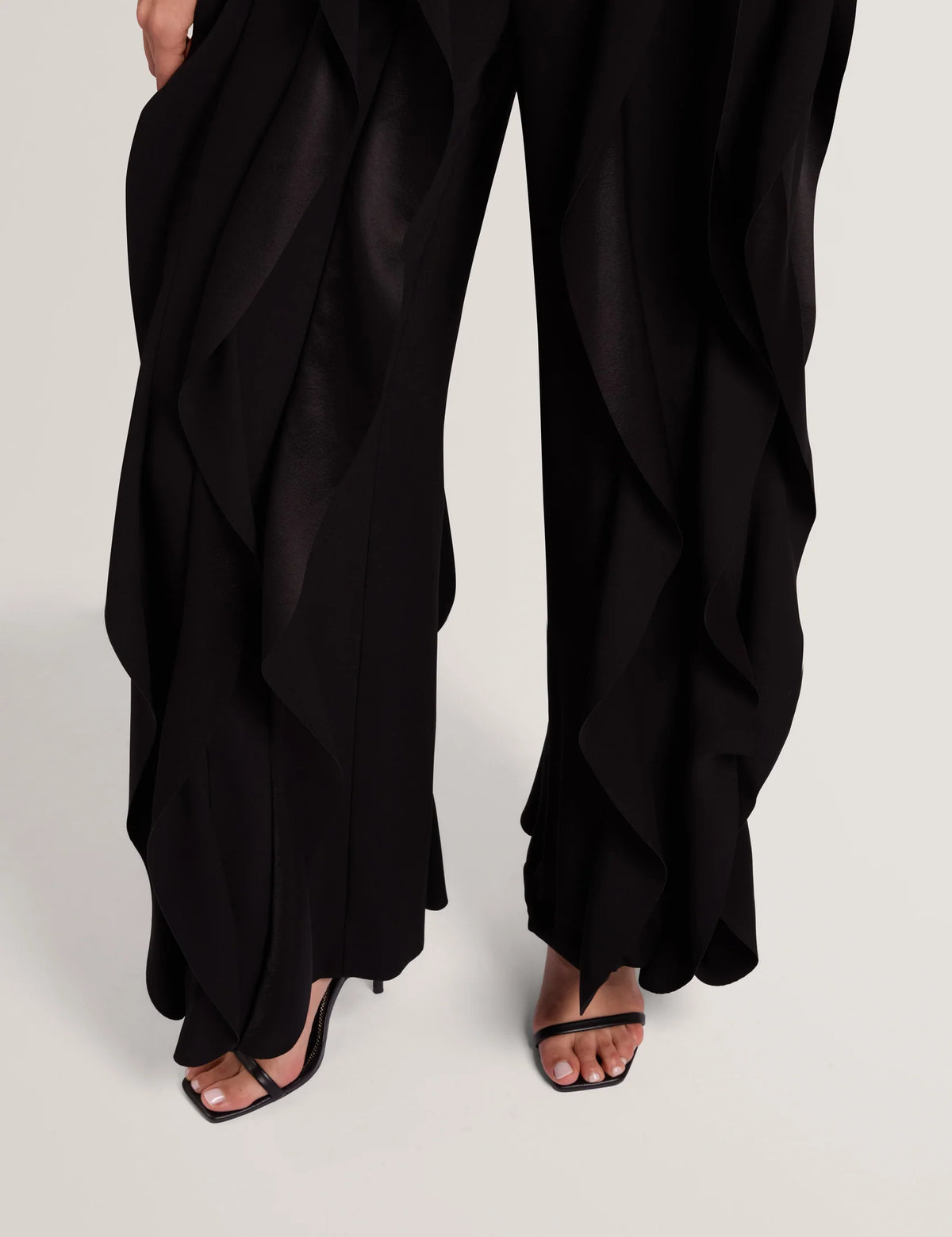 Ted Baker Caelfa Ruffle Detail Trouser Black