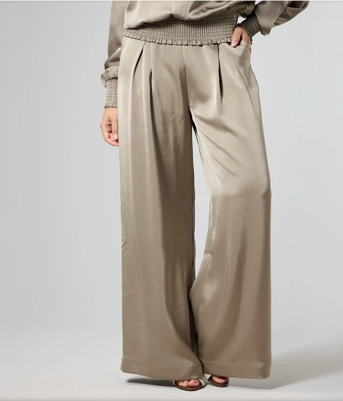 Label Dot Rhode Pantalon Taupe