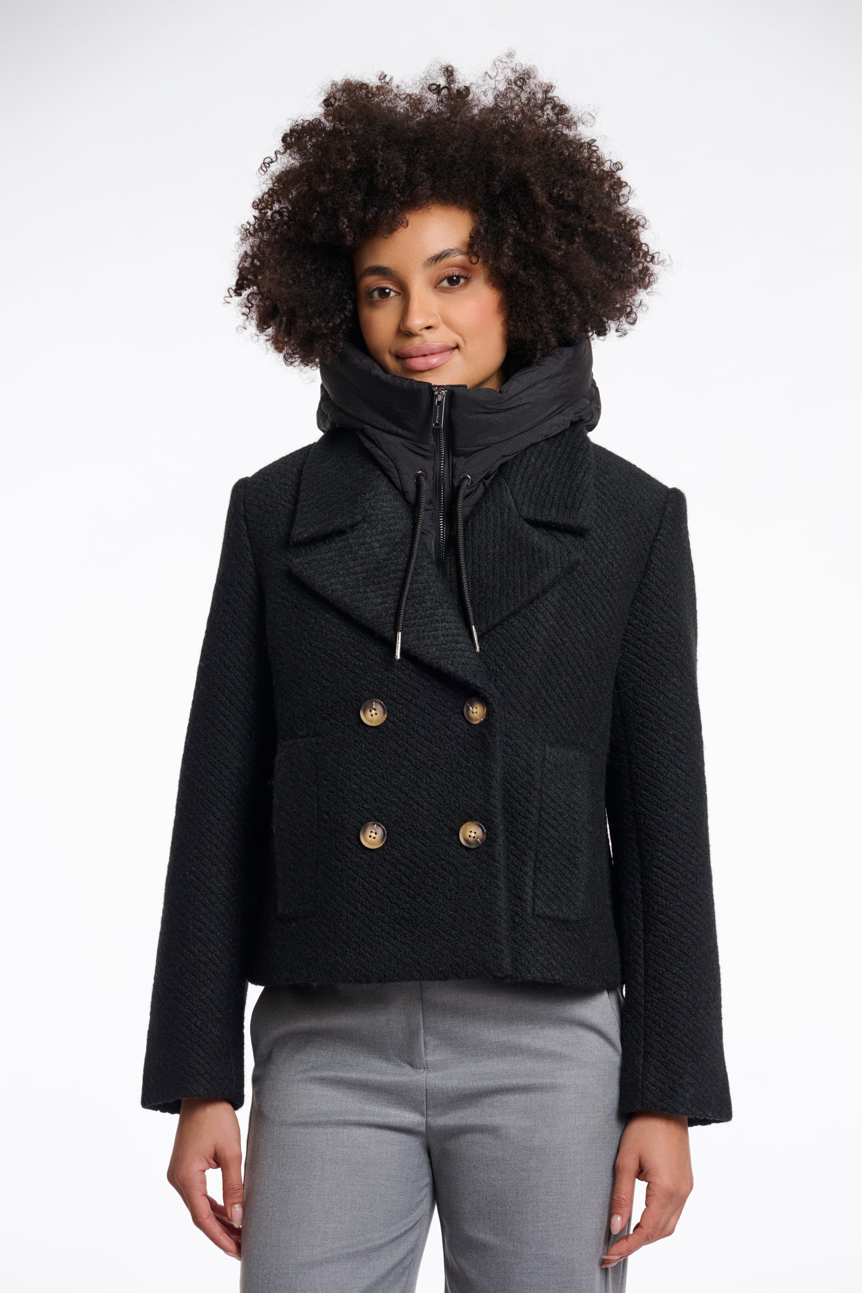 Rino & Pelle Tabita capuchon zwart