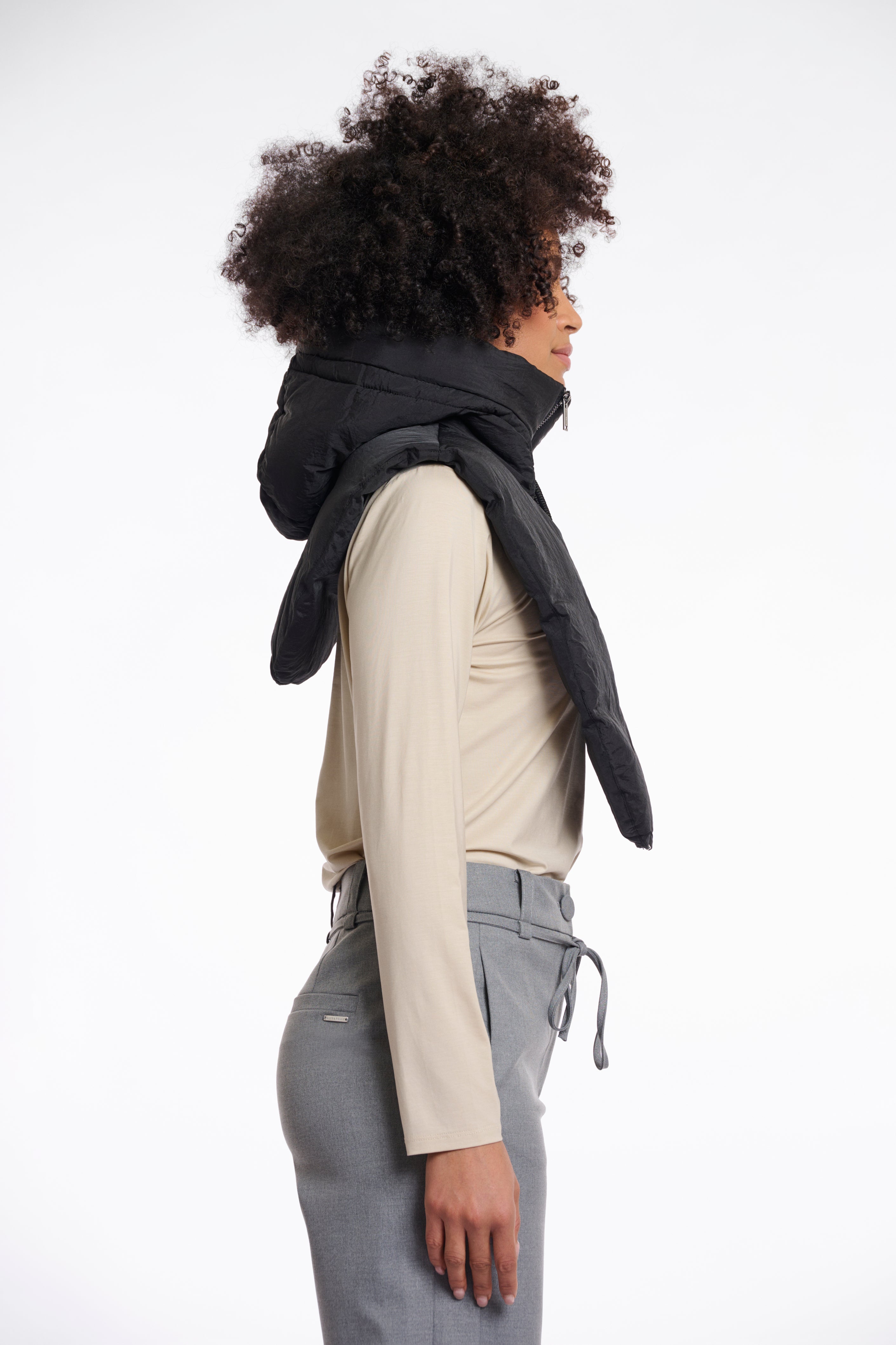 Rino & Pelle Tabita capuchon zwart