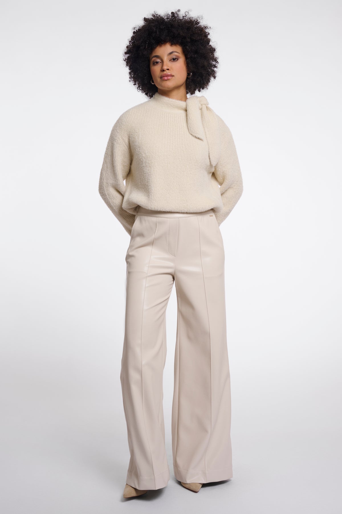 Rino & Pelle Therese Wide Leg Pants Birch