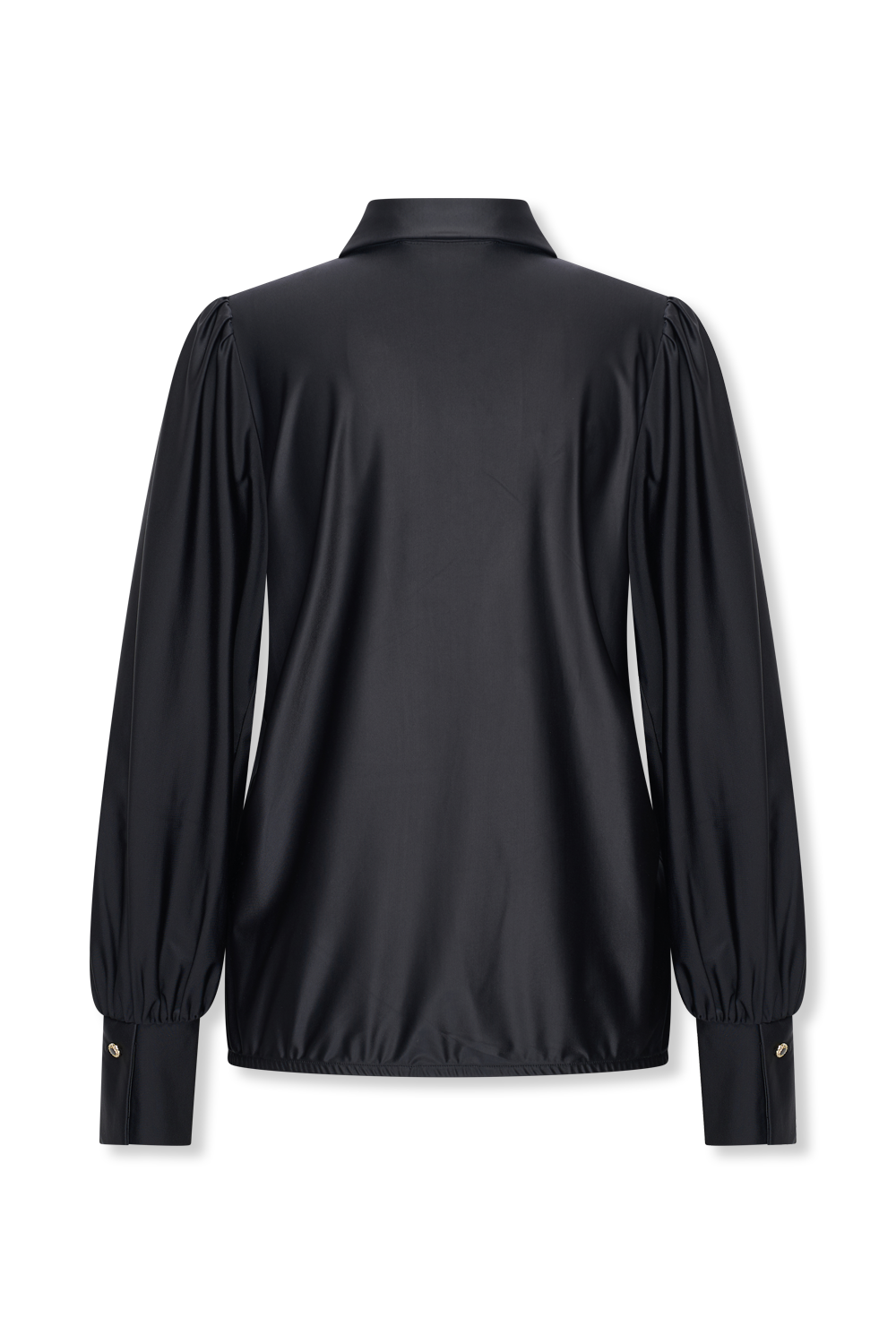 Helena Hart top Seda glans zwart