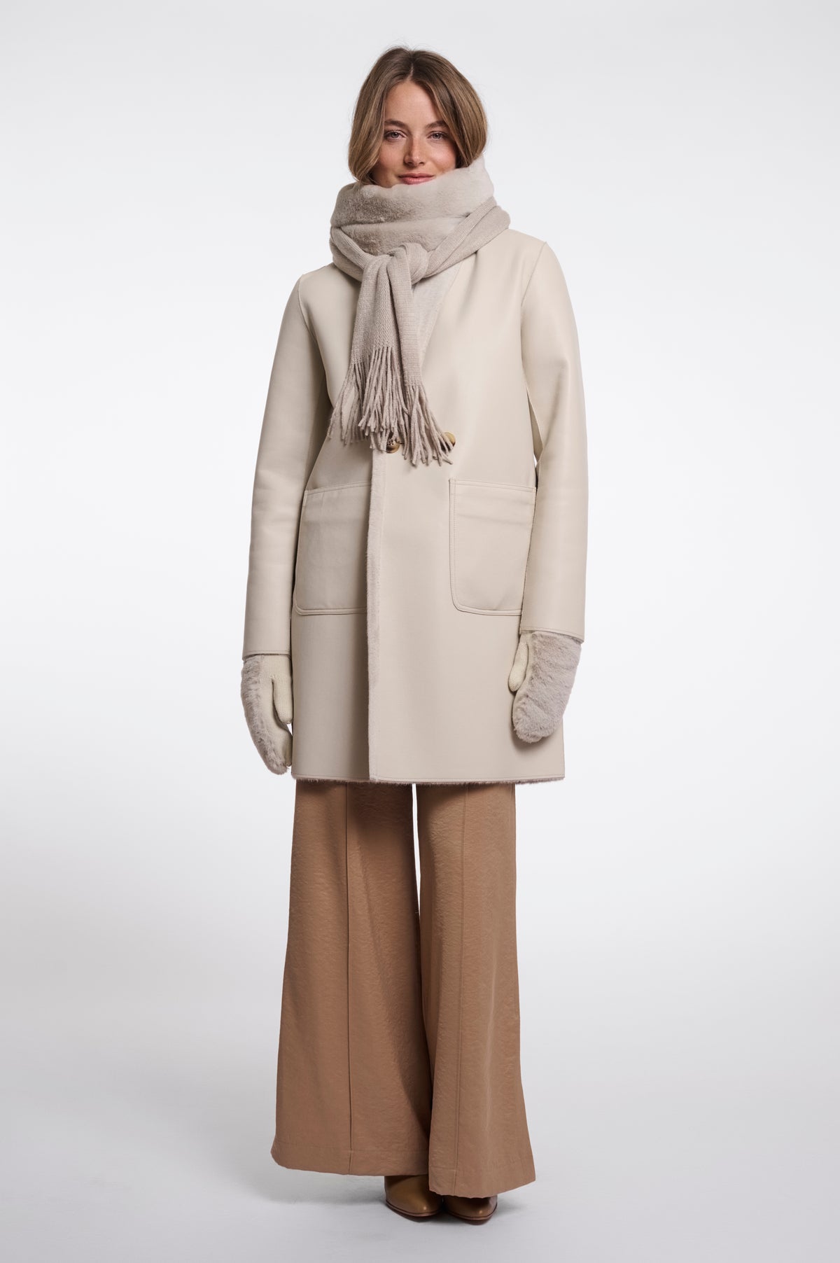 Rino & Pelle Vlien Scarf Birch