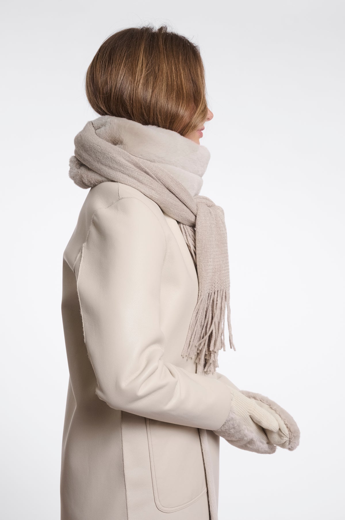 Rino & Pelle Vlien Scarf Birch