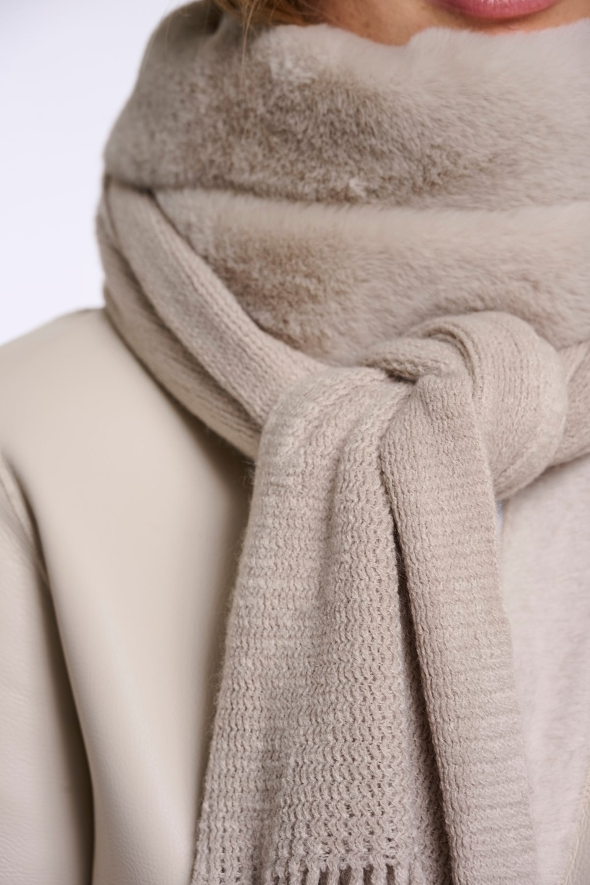 Rino & Pelle Vlien Scarf Birch