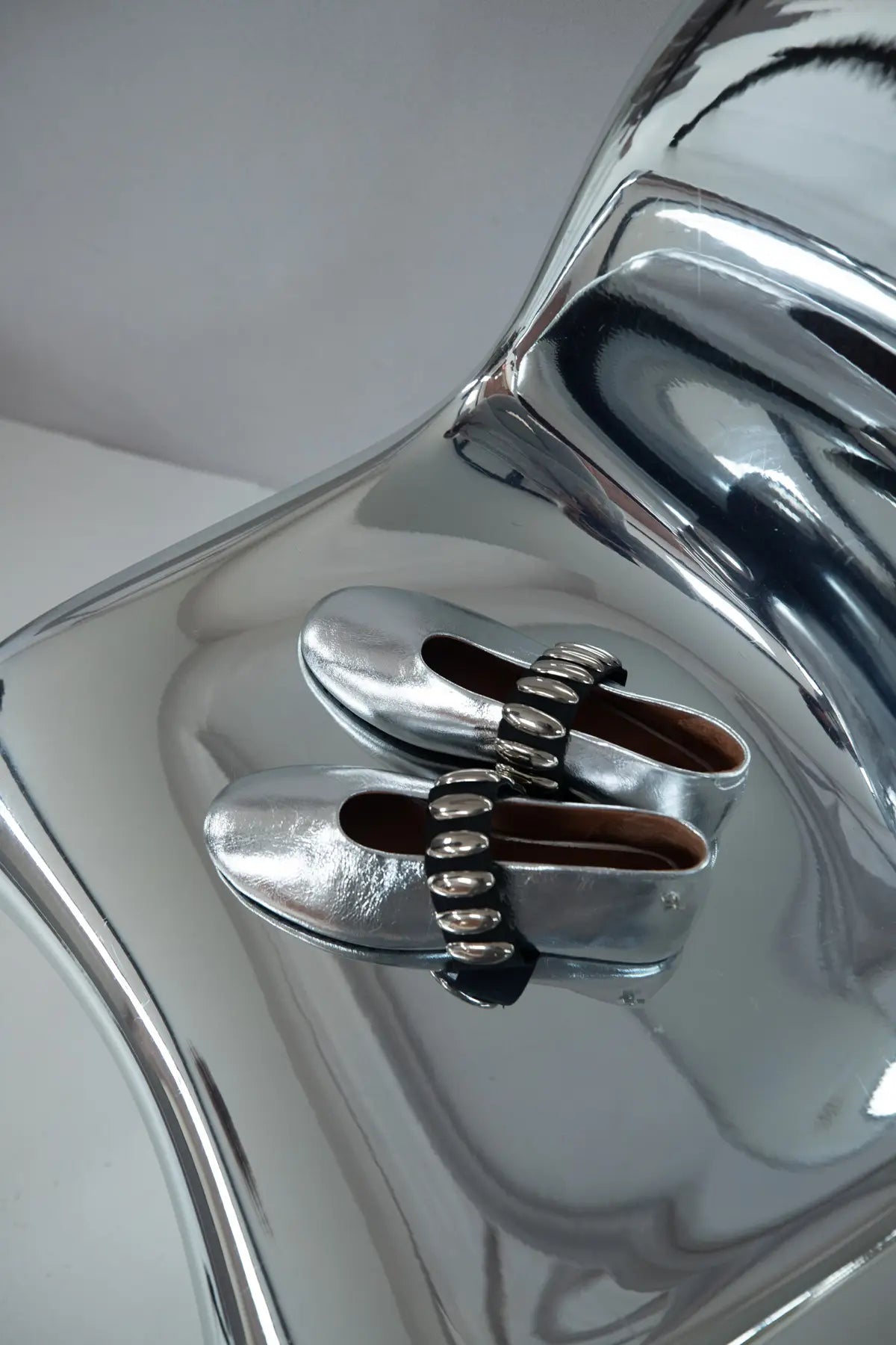 Babouche Eden Ballerina zilver