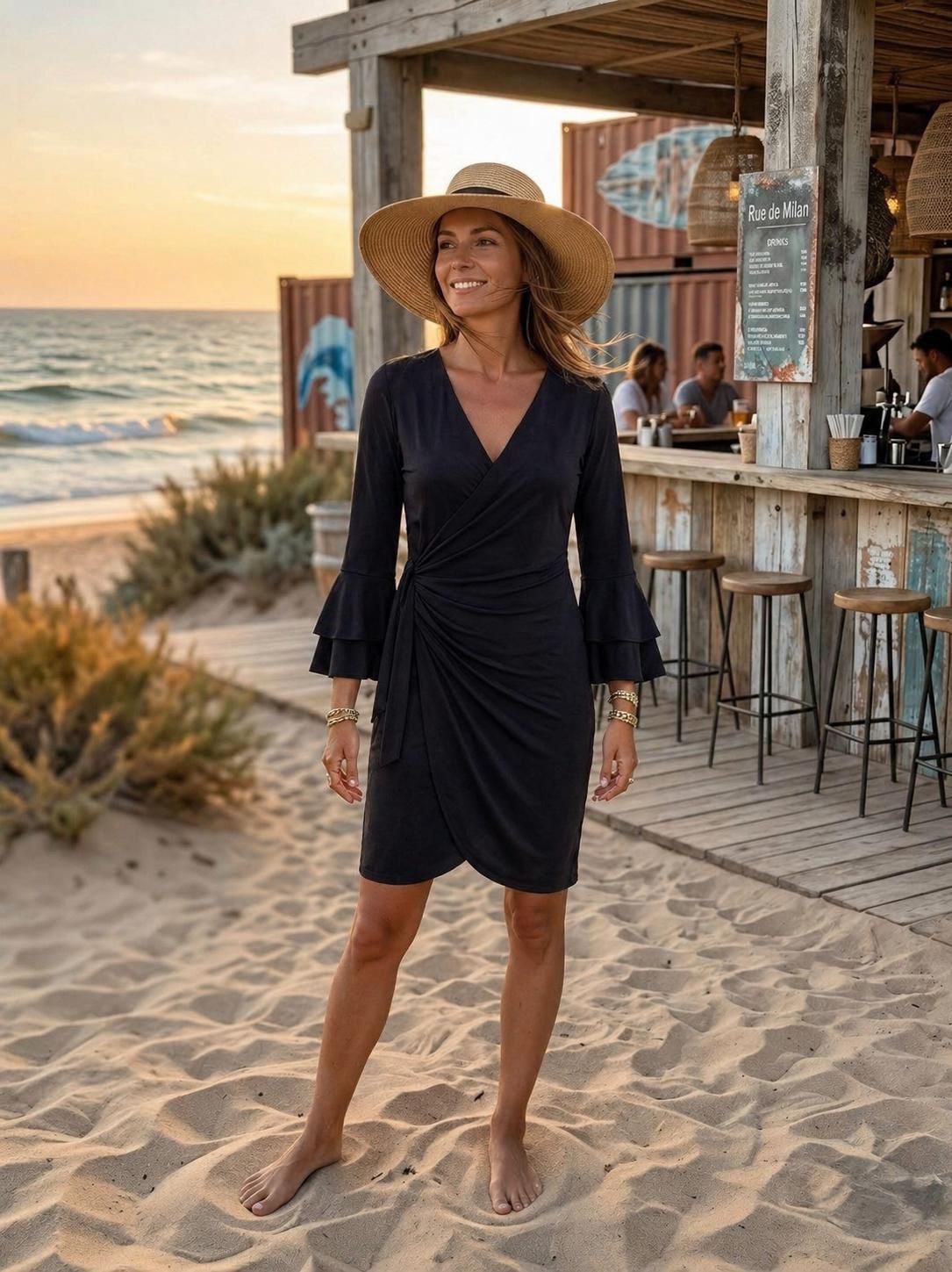 MVD Jersey Dress Black