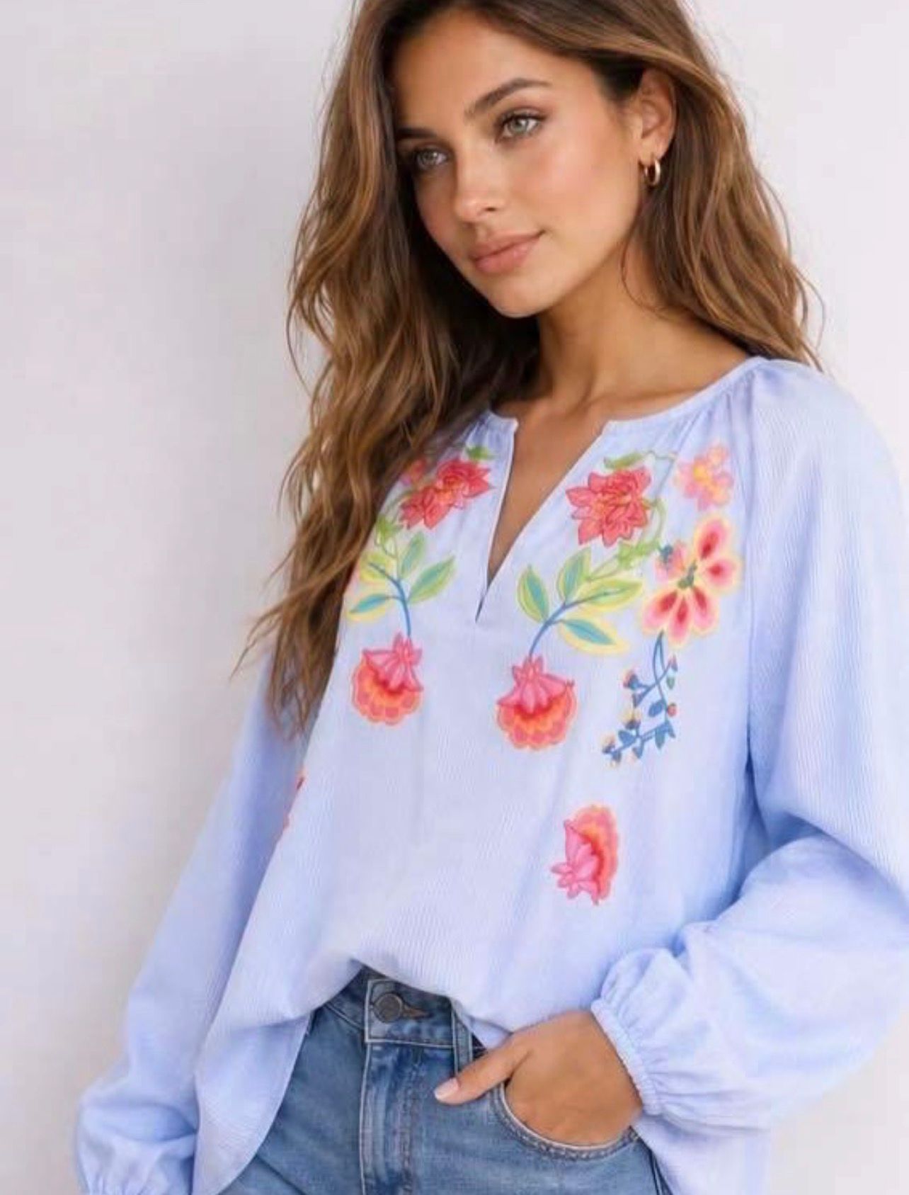 MVD Bloom Blouse Blue