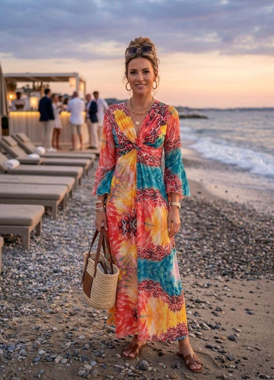 MVD Travel Dress Sunset Bloom