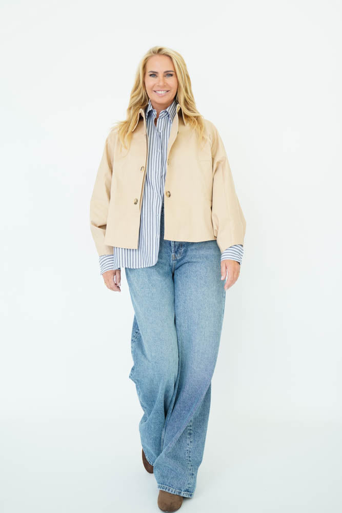 Est’Seven Zaina coat beige