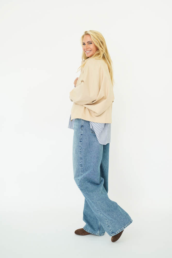 Est’Seven Zaina coat beige