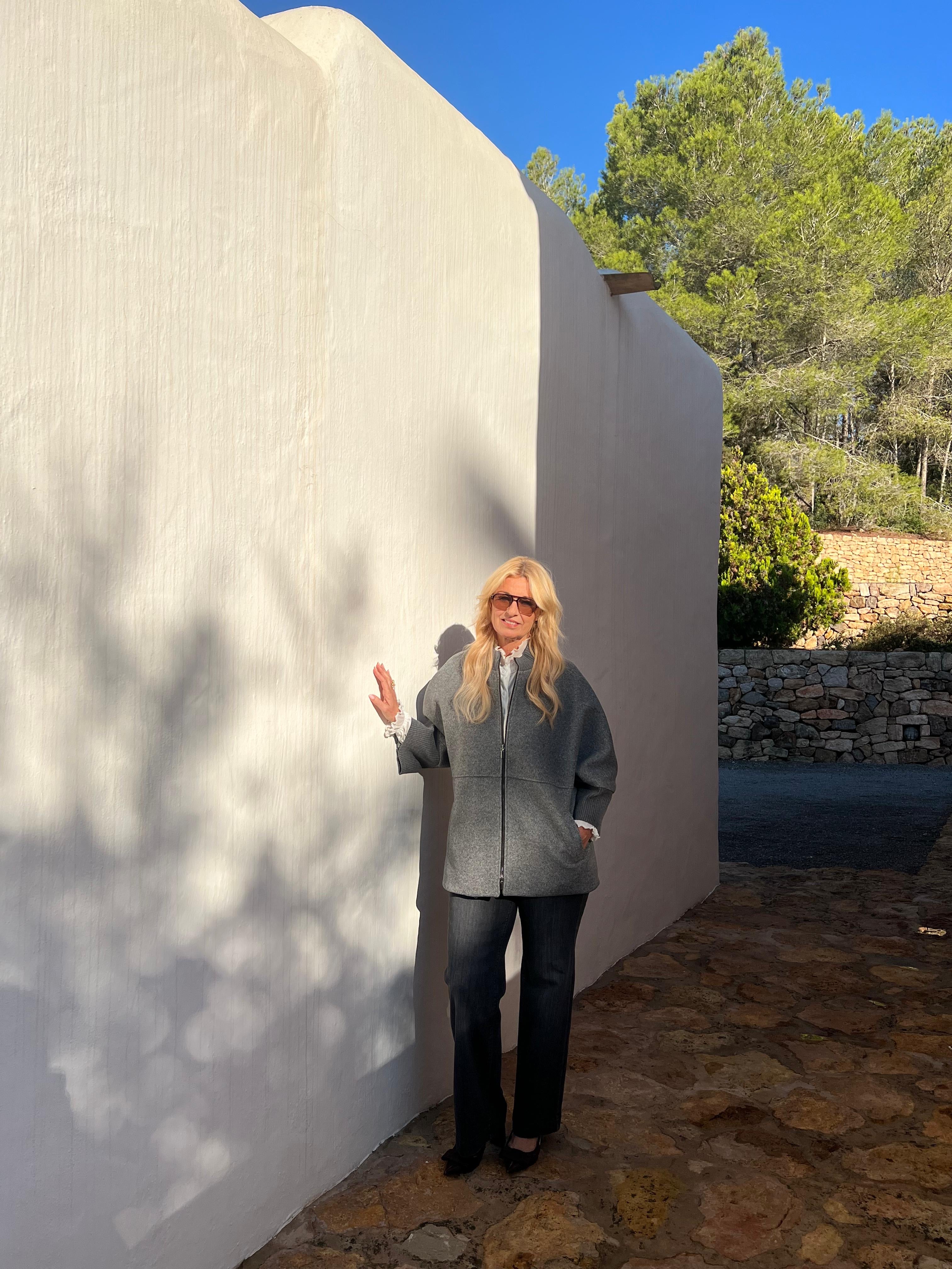 Access Oversized Jas met 3/4 Mouwen grijs