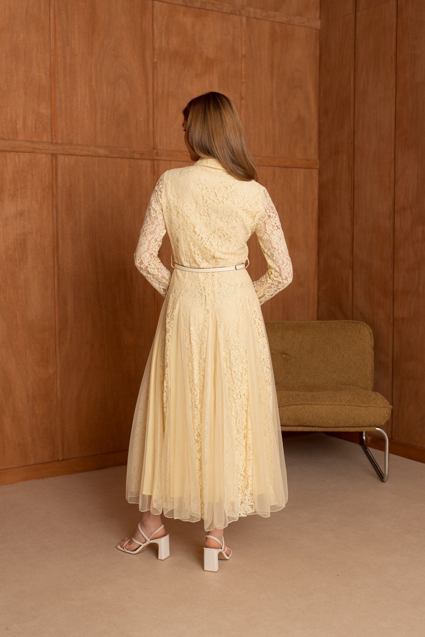 MVD Lace Dream Dress Butteryellow