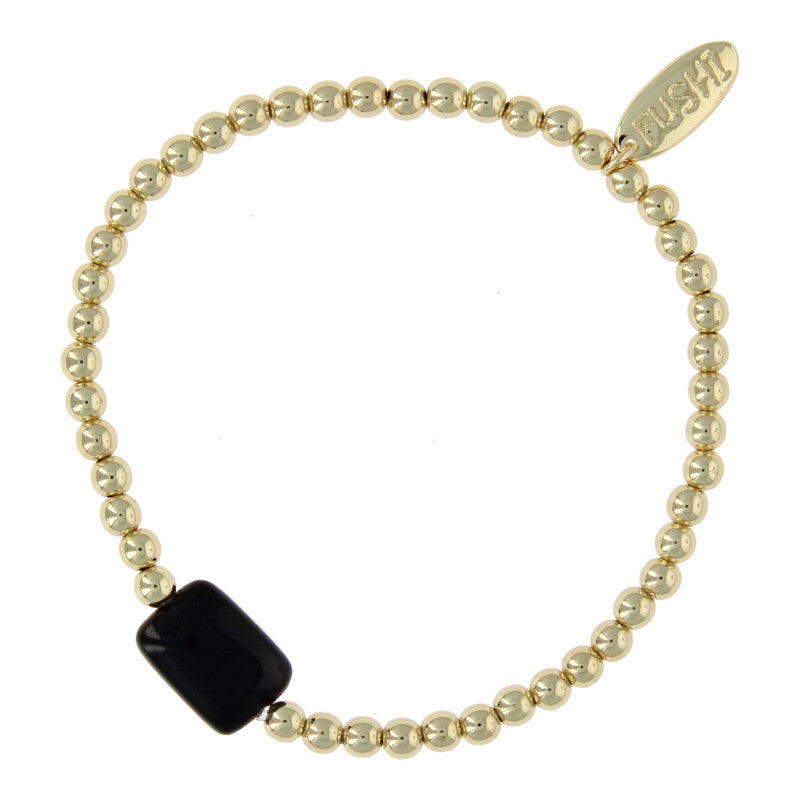 Fushi – Onyx & Gold Bracelet