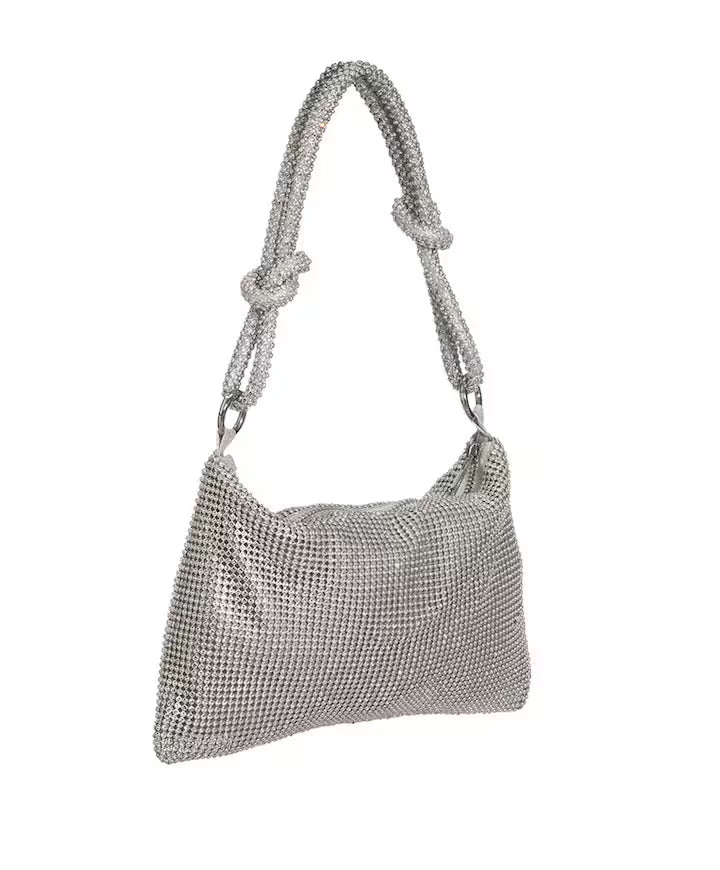 Swing Sparkle Evening Bag silver