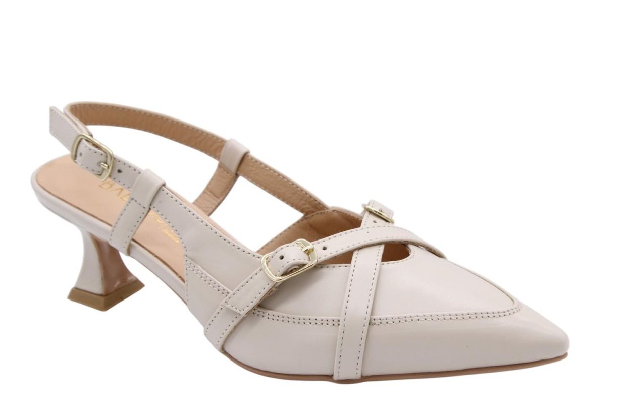 Babouche Joy Slingback Off White