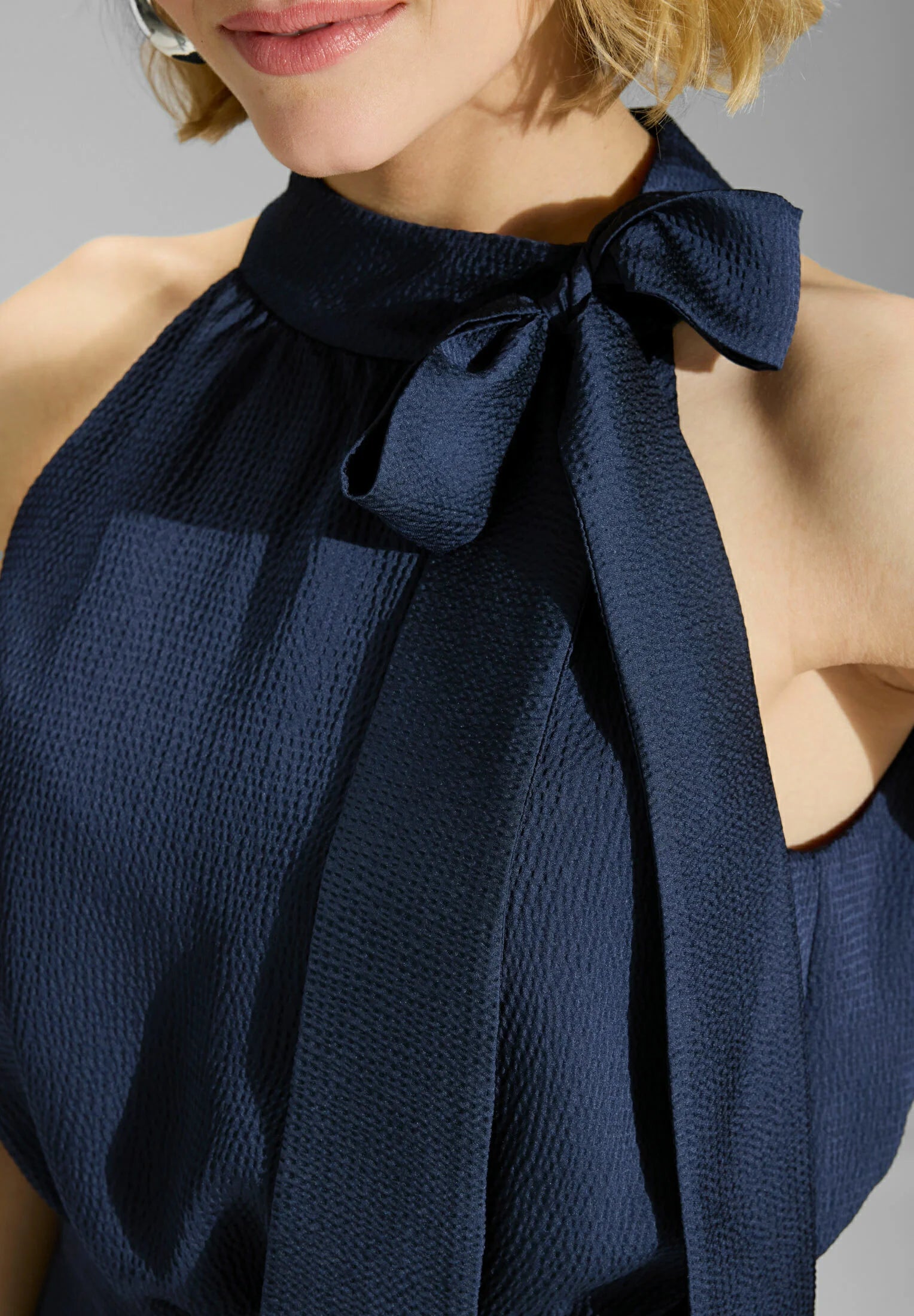 Swing Donkerblauwe Elegante Jumpsuit