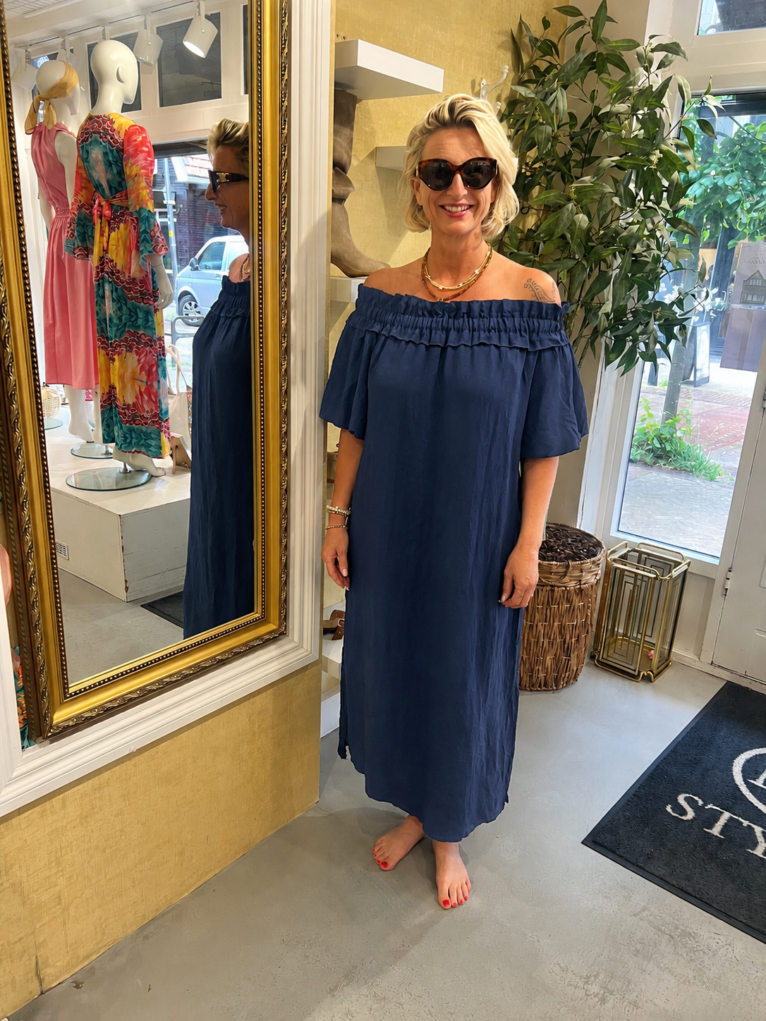 MVD Ibiza Maxi Jurk Navy