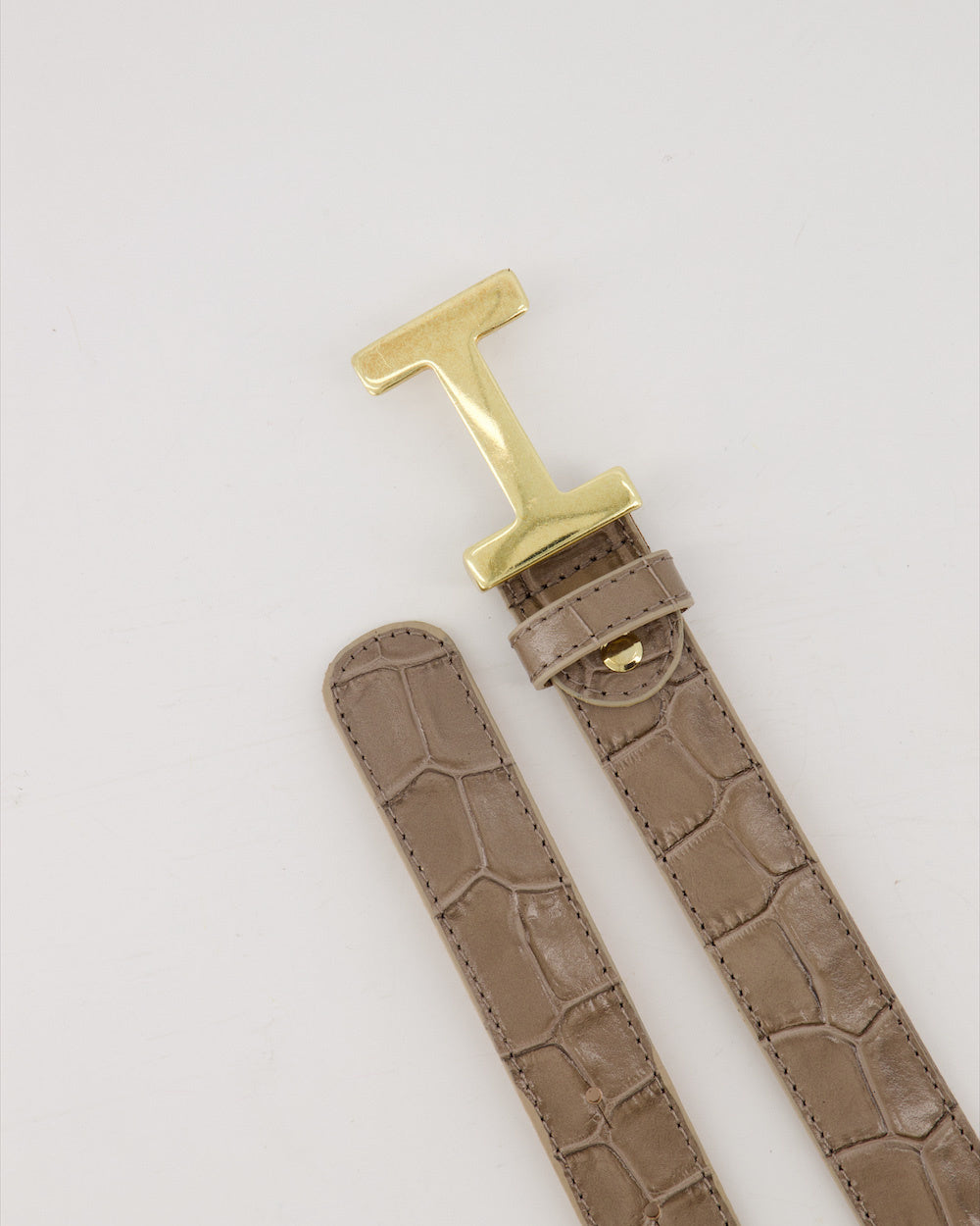 MVD Hera Big Croco Riem Taupe