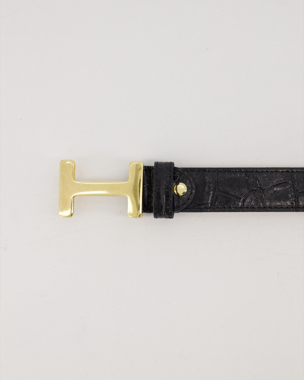 MVD Hera Big Croco Riem Zwart