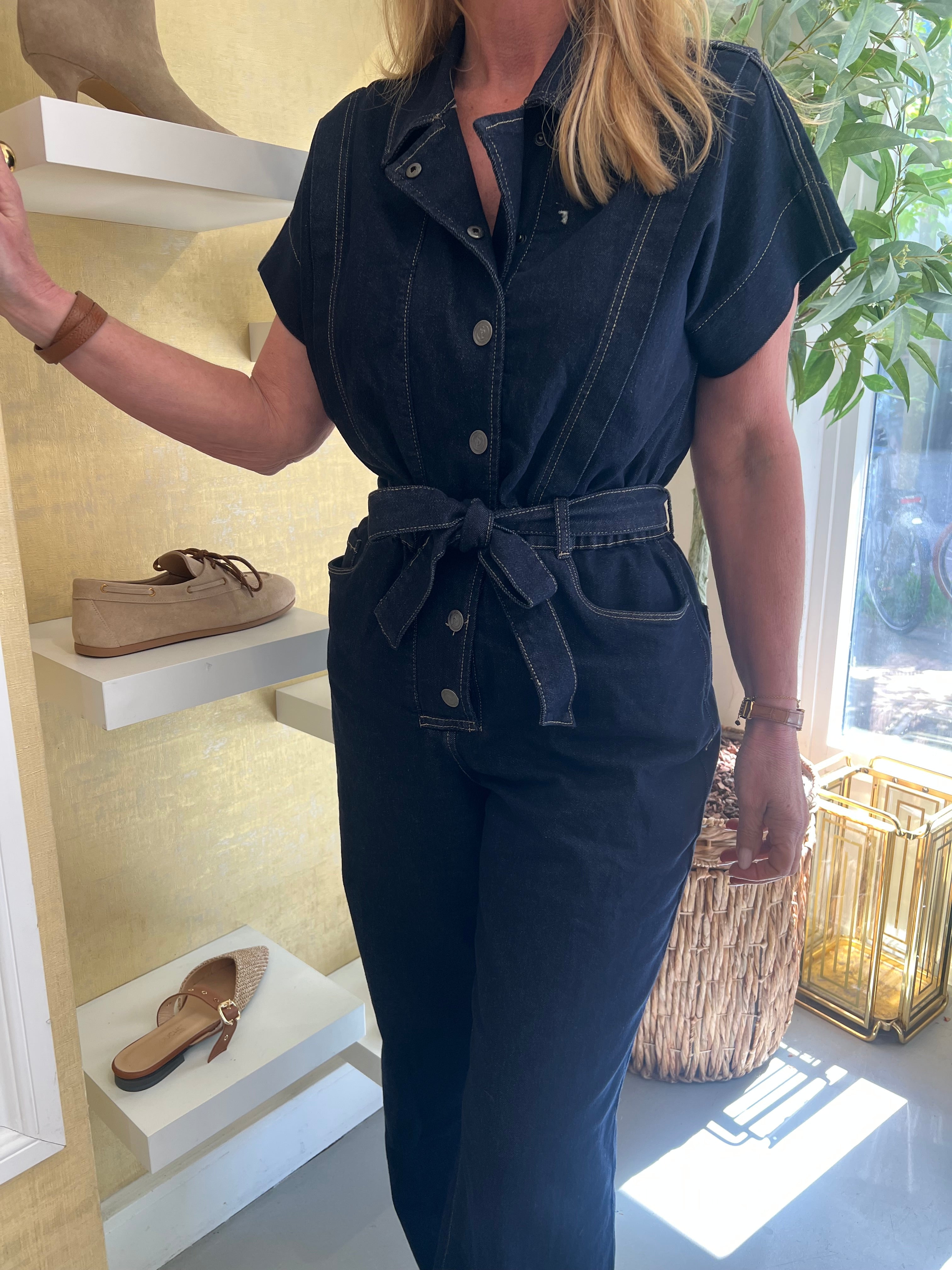 Sisterspoint Jumpsuit Feba Denim Look