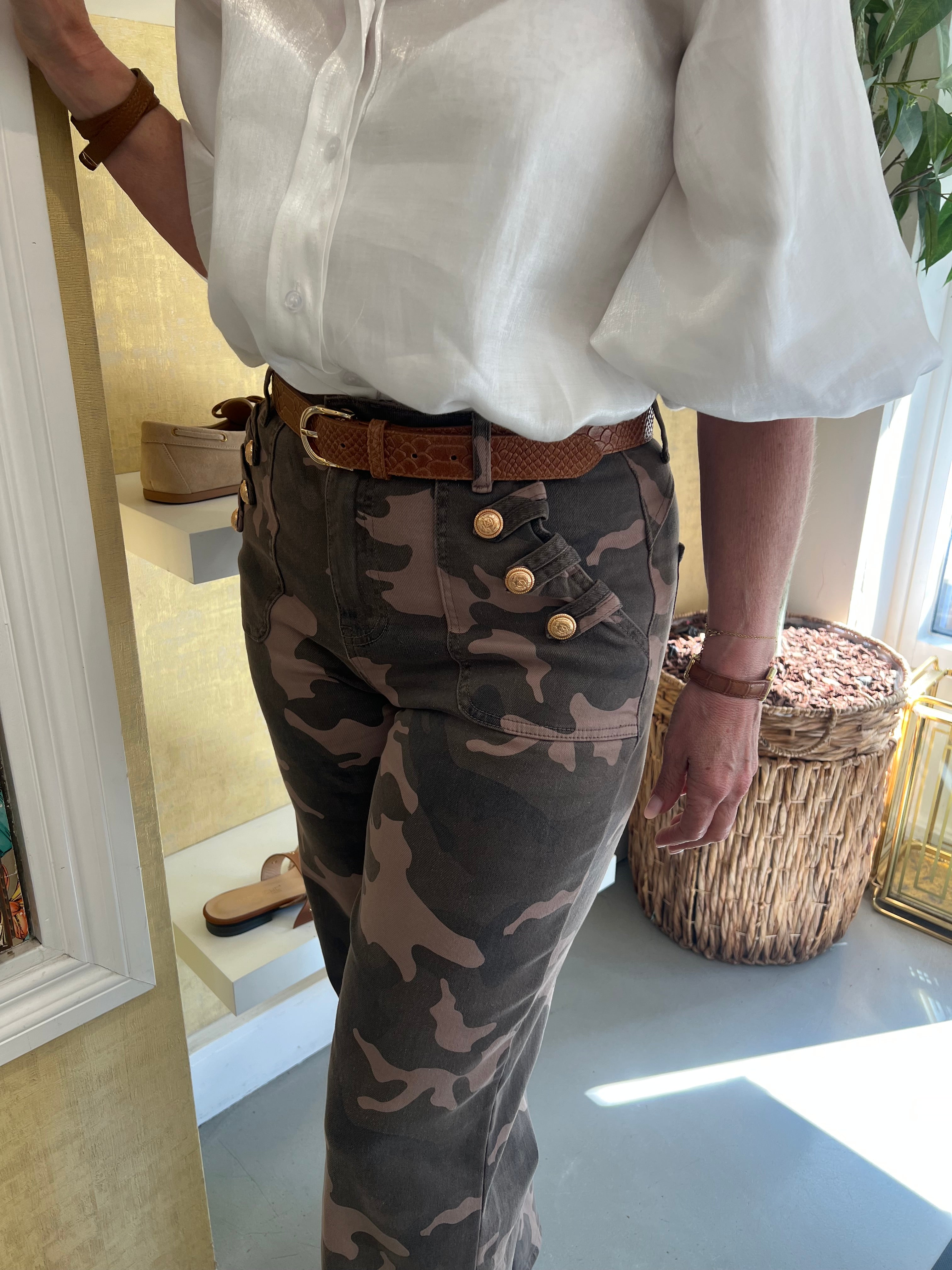 MVD Camo Button Jeans