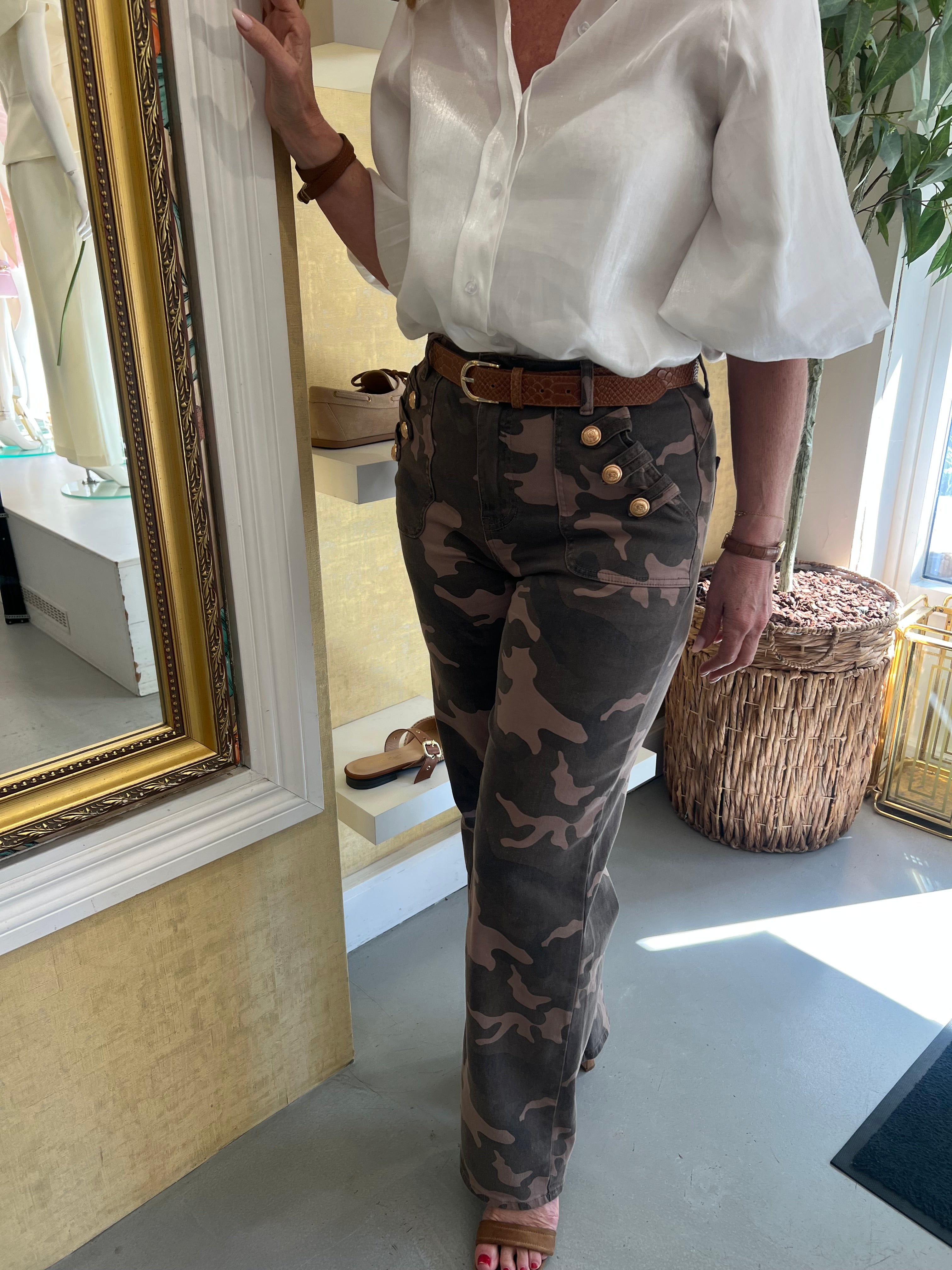 MVD Camo Button Jeans