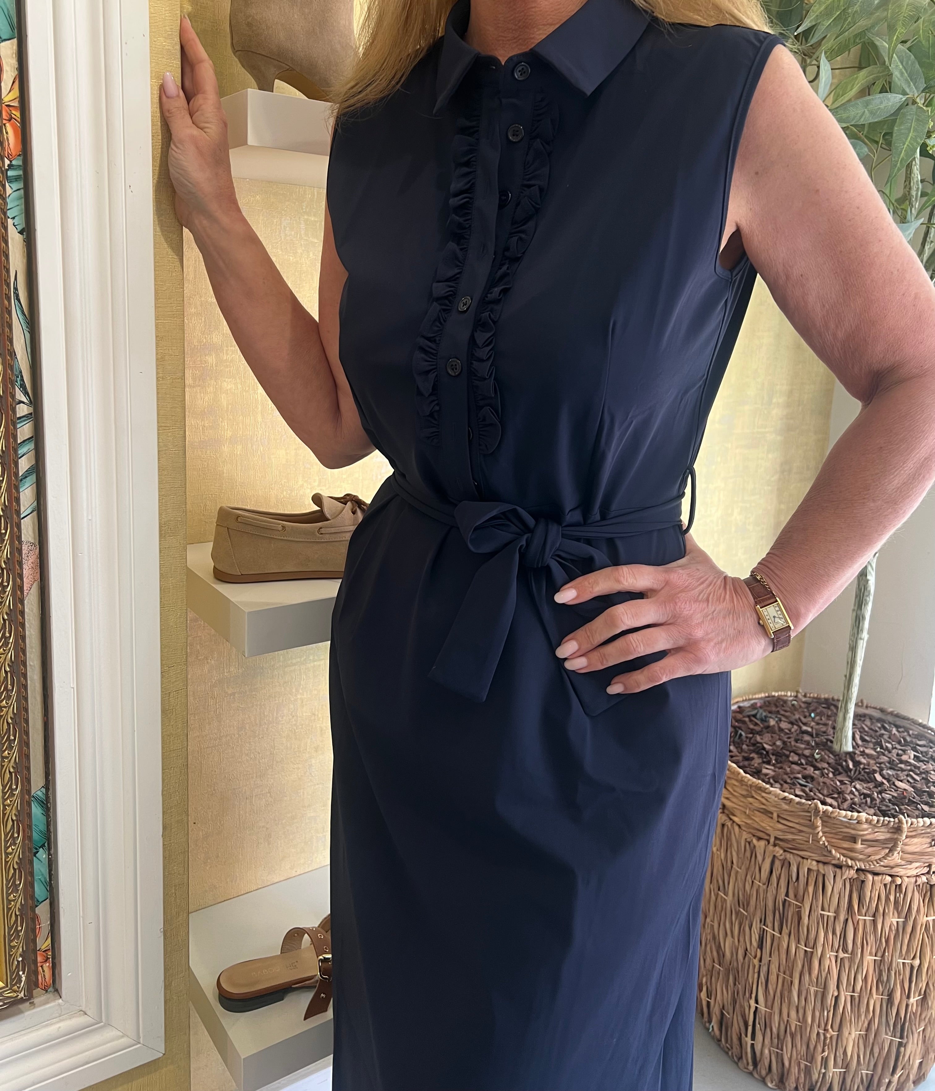 Triple Nine Elodie Jurk Navy