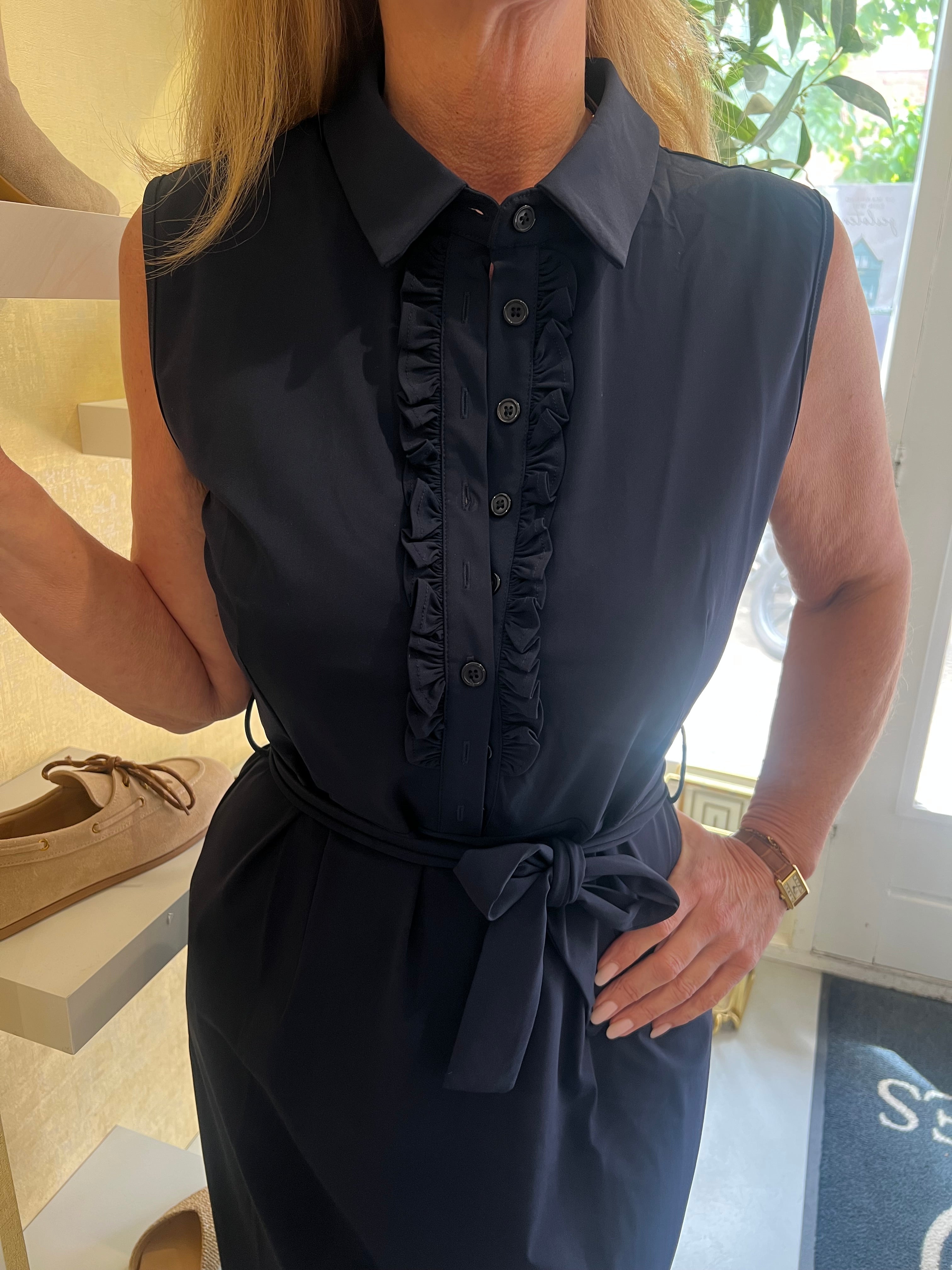 Triple Nine Elodie Jurk Navy