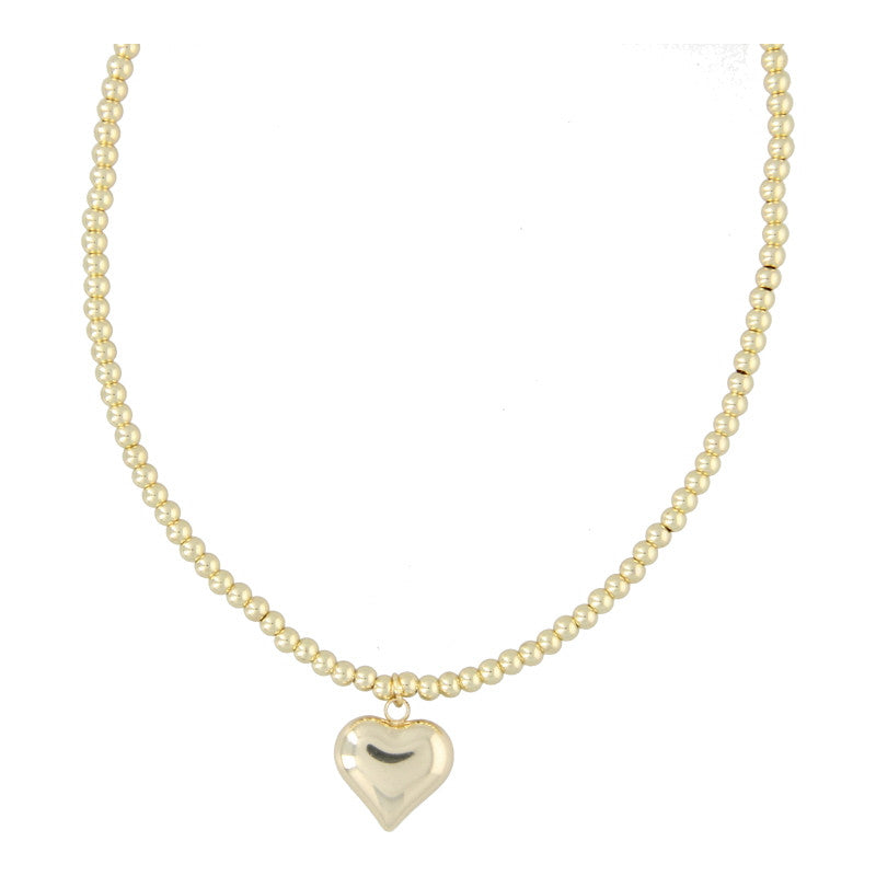Fushi – 14K Gold Heart Necklace