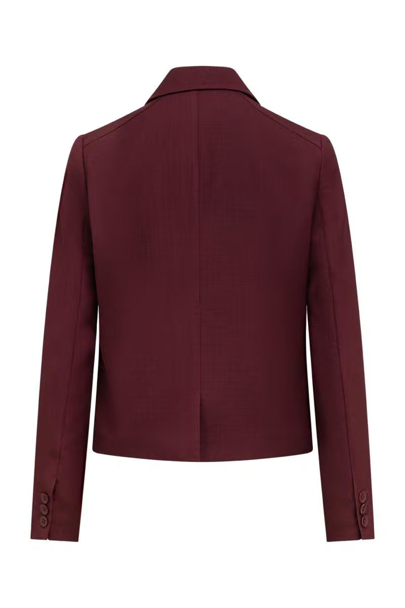 Label Dot Davina Blazer Burgundy