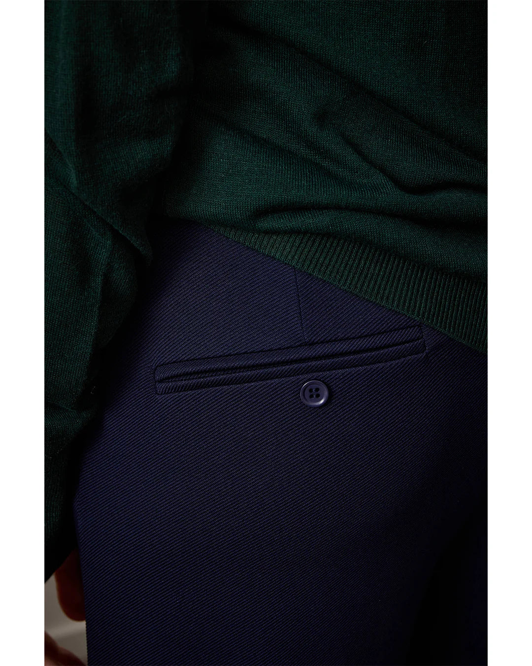 Corel Lily wide leg broek marine