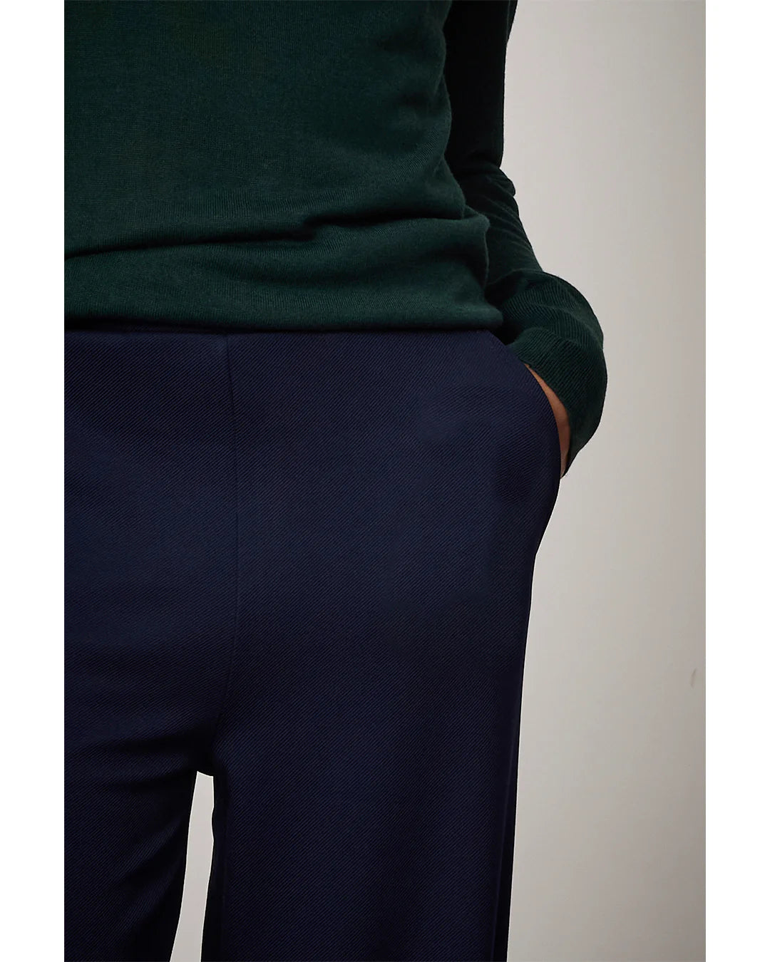 Corel Lily wide leg broek marine