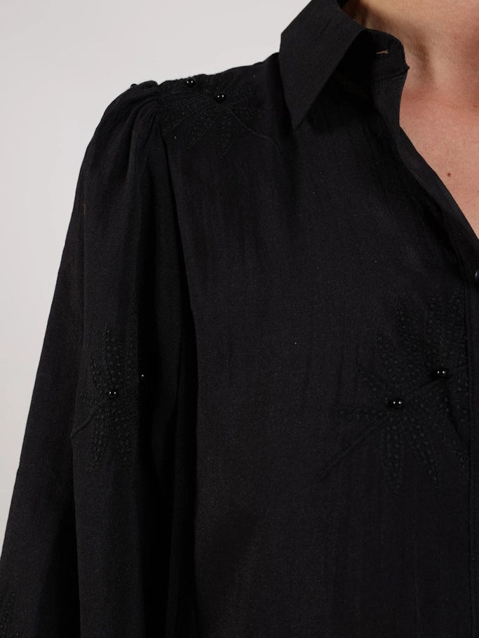 Nukus Milanova Blouse zwart