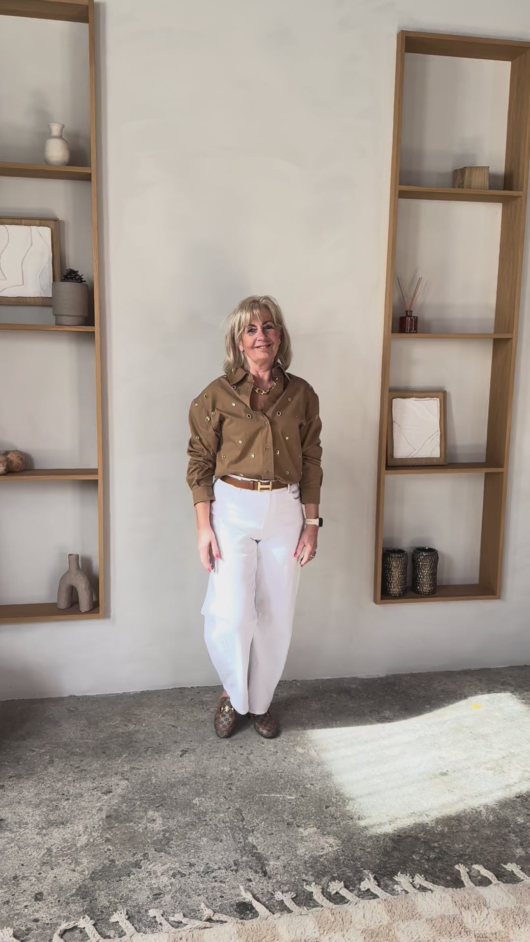 Silvian Heach Studded Jacket Camel