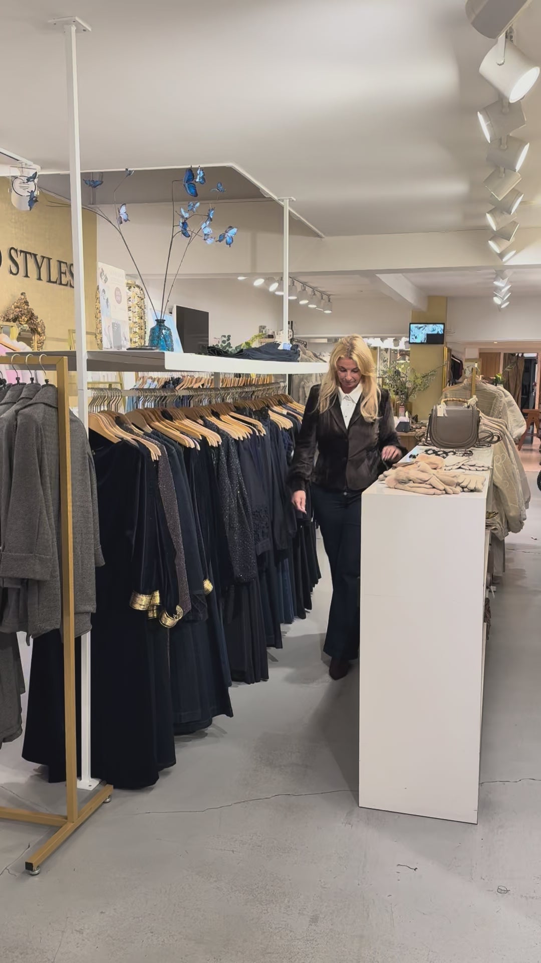 Helena Hart Blazer Lora velour choco