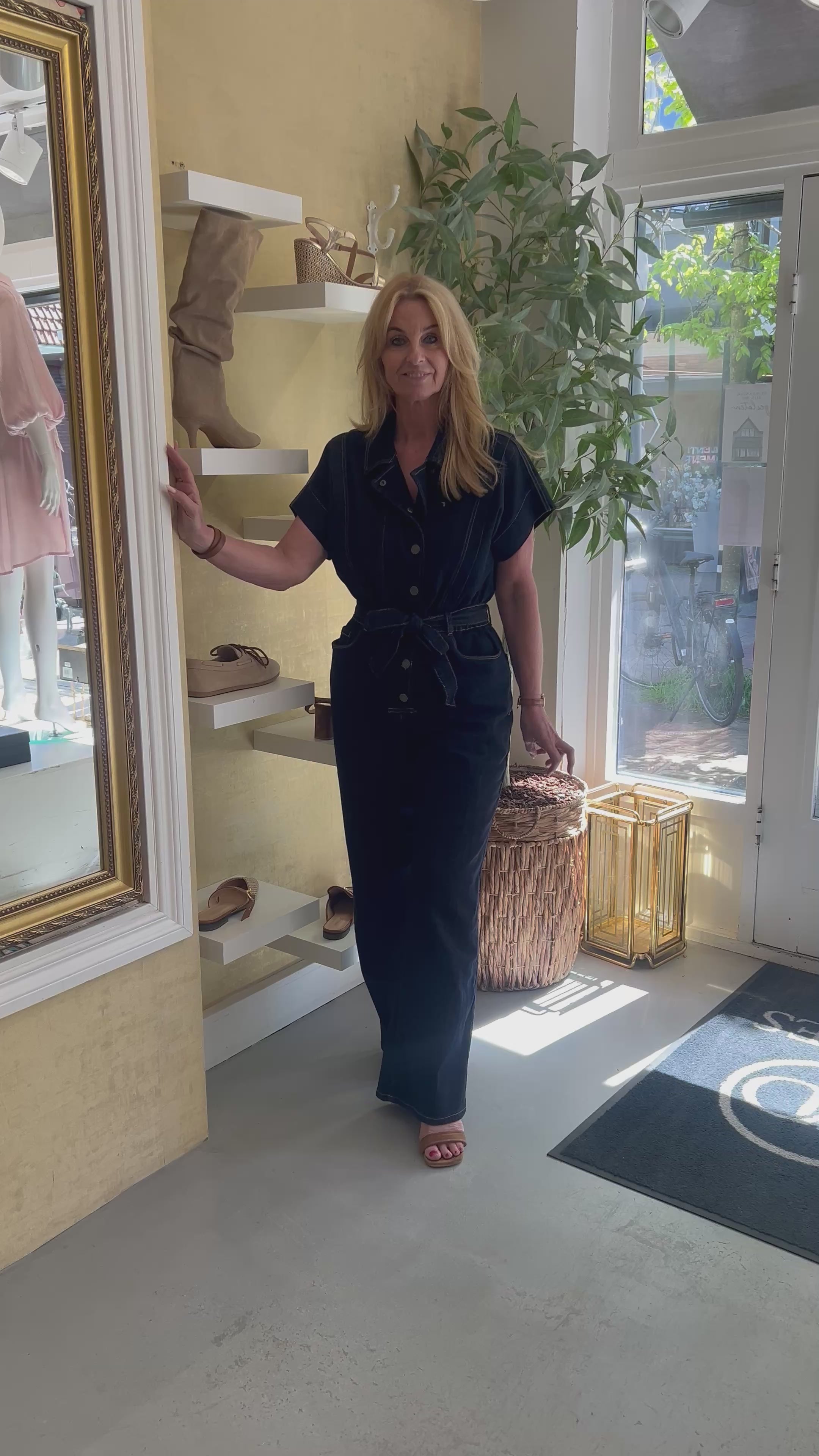 Sisterspoint Jumpsuit Feba Denim Look
