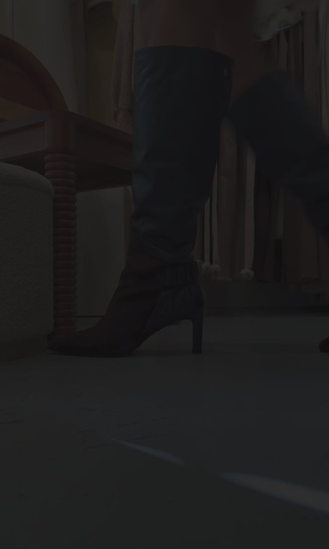 Babouche Aura enkellaarsjes Beige