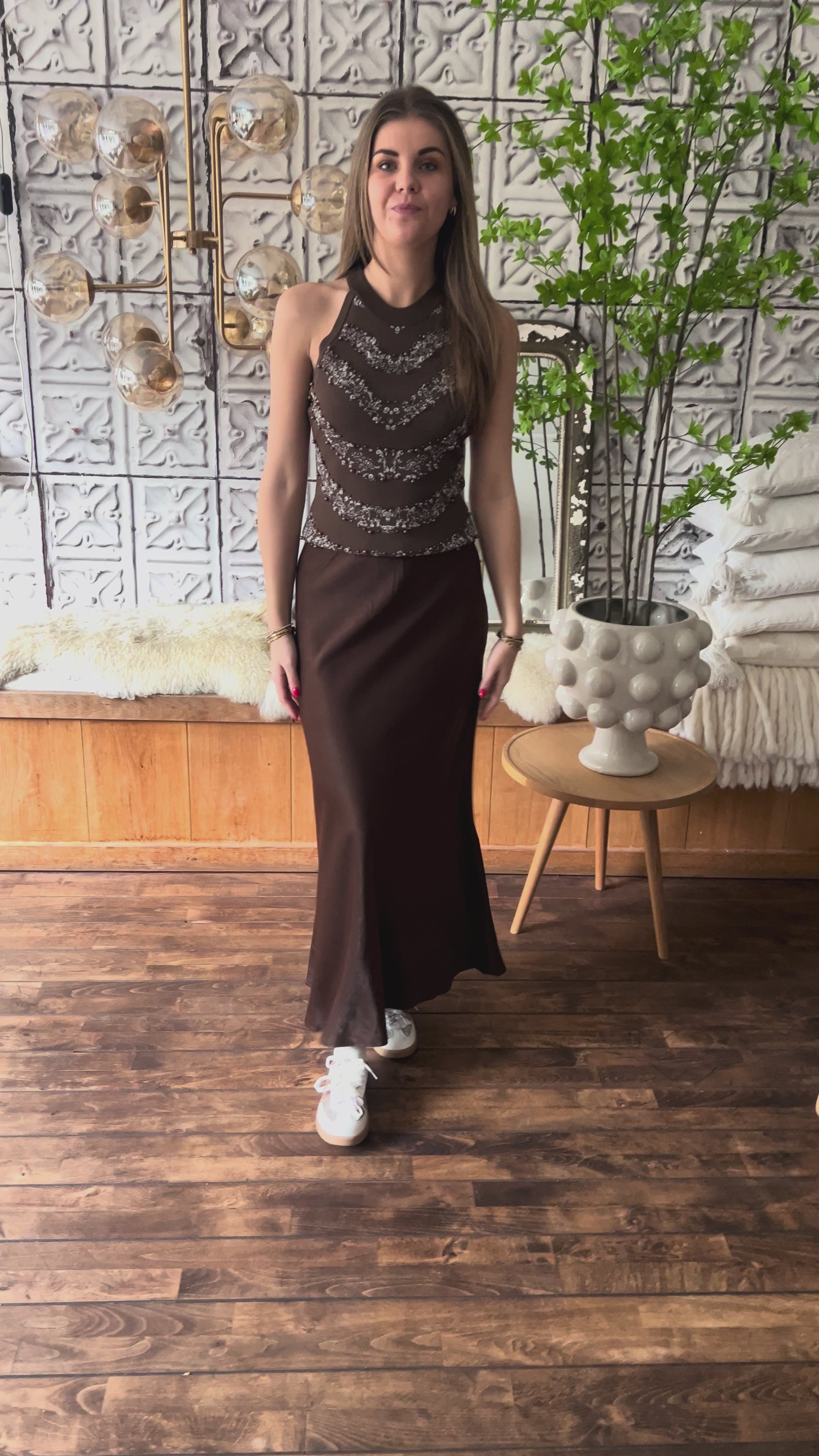 Accentil Jolie Top – Espresso