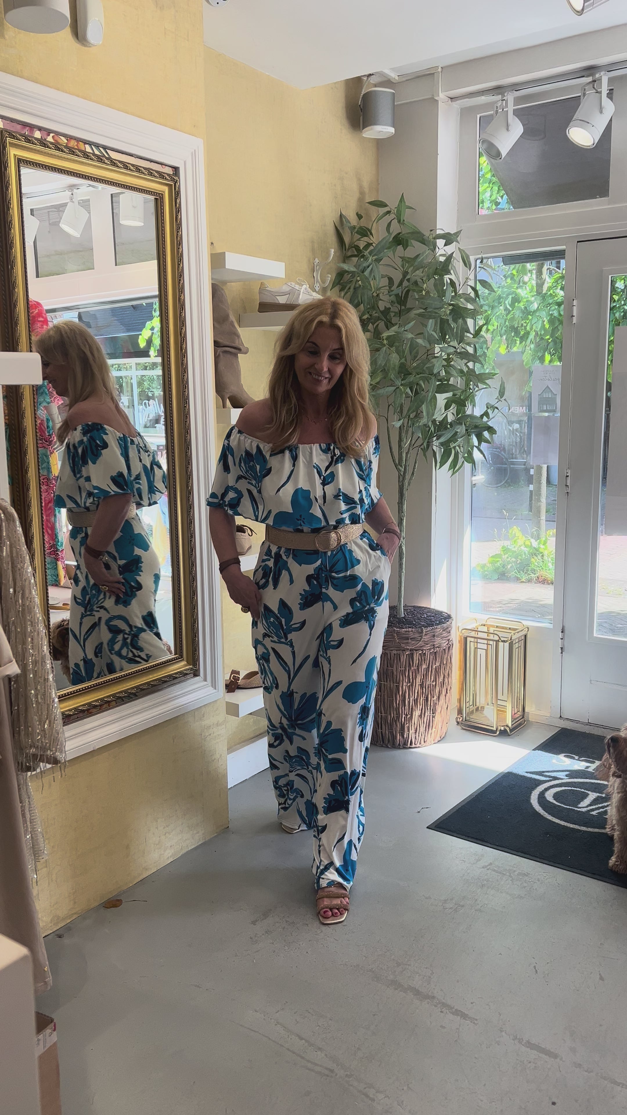 MVD Jumpsuit Tropical Breeze Blue